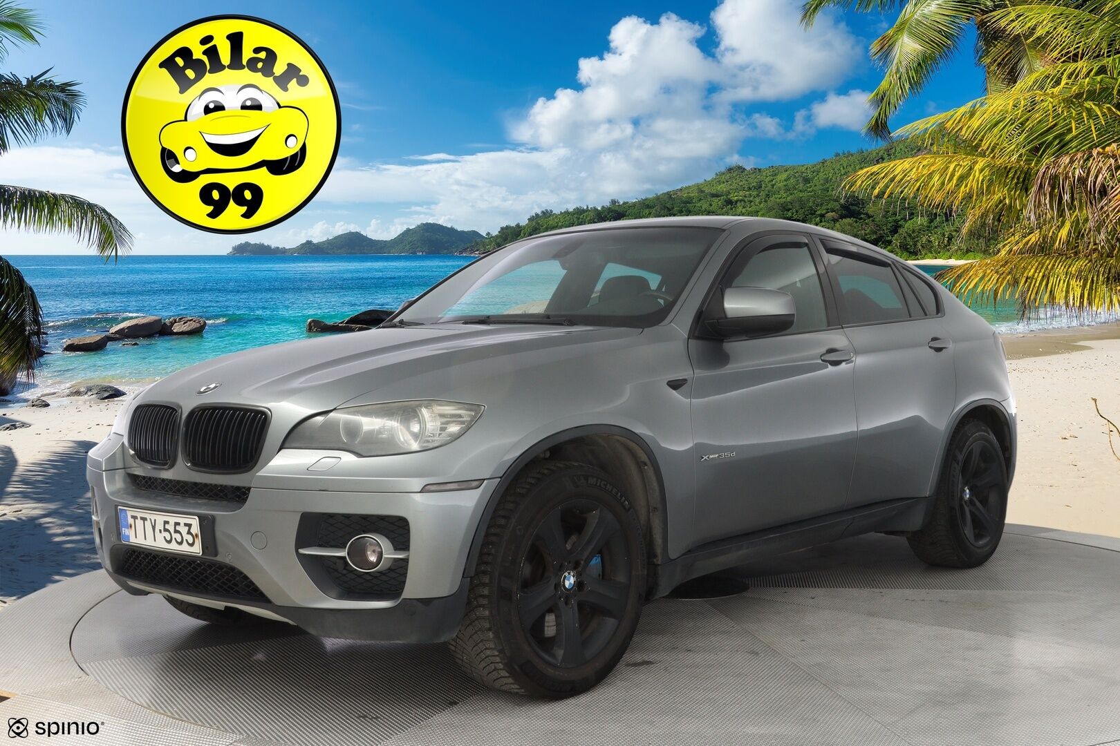 BMW X6 2009 xDrive 35d A E71 Sport - YritysOutlet - Myydään vain yrityksille - Suomi-auto / Hi-Fi äänentoisto / Sporttinahat / Kahdet BMW vanteet / Koukku / Kamera