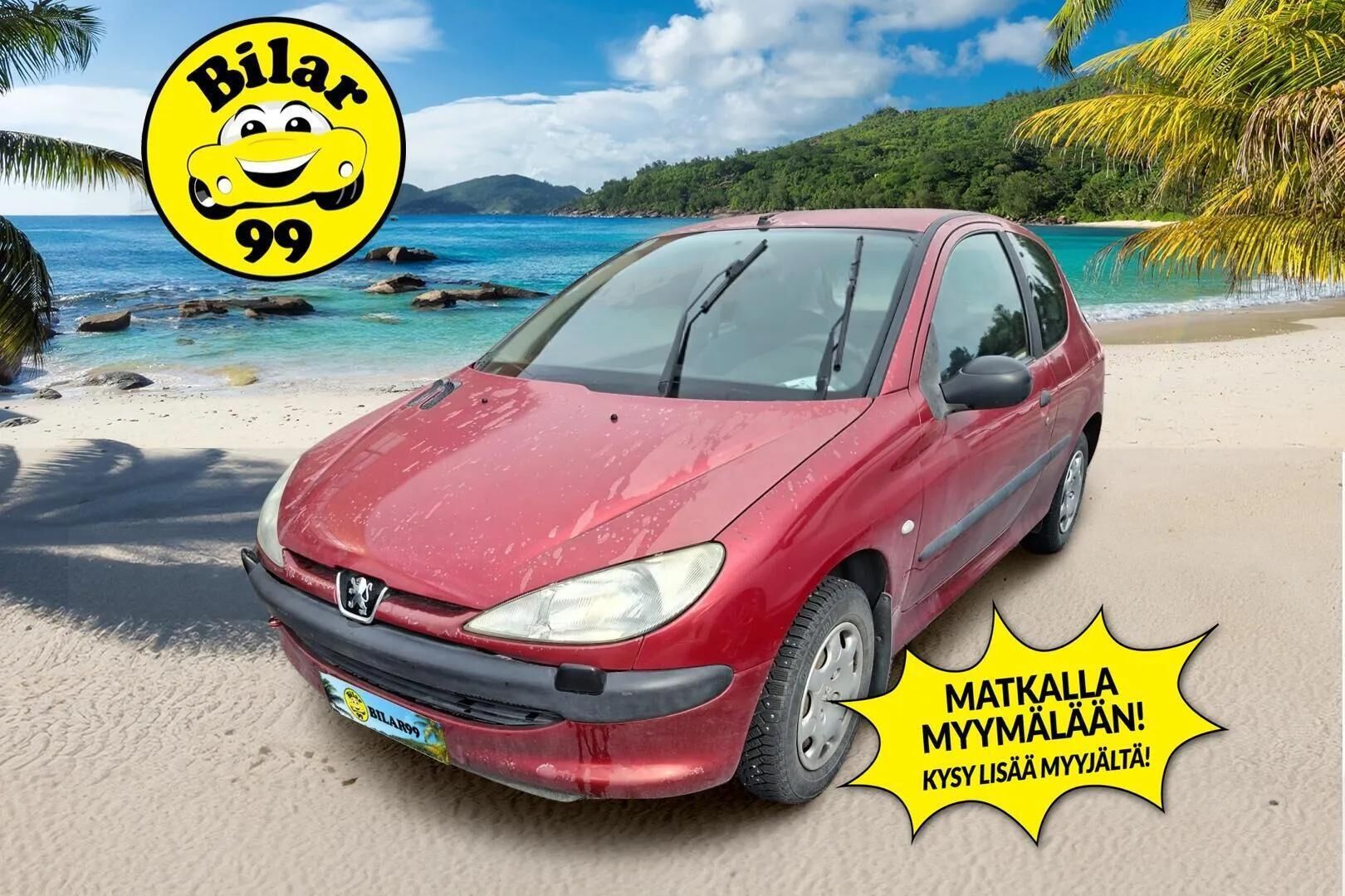 Peugeot 206 2000 2D HATCHBACK 206 1.3I - | Myydään vain yrityksille! | Suomi-auto | Huoltokirja | Pioneerin mankka ja CD-soitin | Uudet talvirenkaat nastoilla + muut renkaat! | 