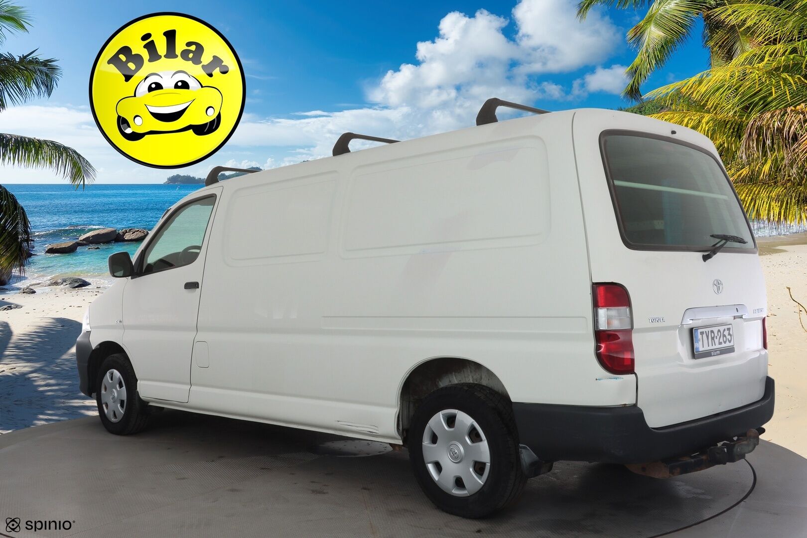 Toyota Hiace 2012 2,5 D-4D 95 4ov pitkä - | Koukku | Lohkolämmitin | Facelift | Radio&AUX | Sähköpeilit | Penkinlämmittimet | 1-om Suomi-auto | Kahdet renkaat | 