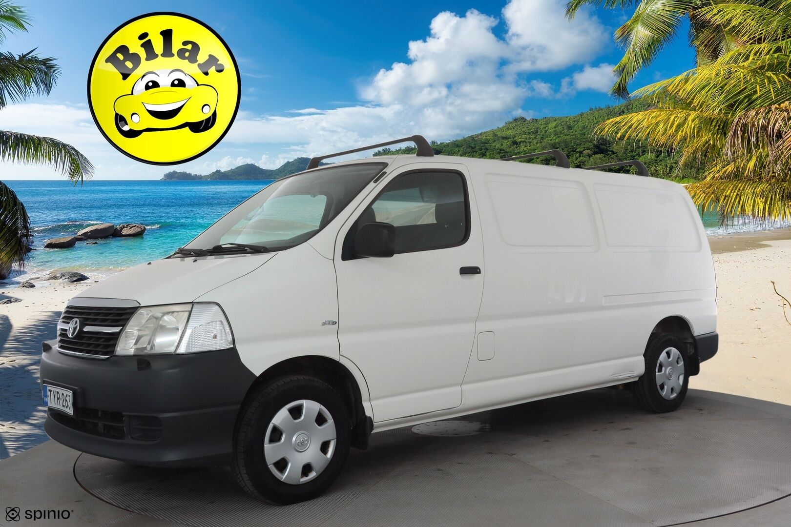Toyota Hiace 2012 2,5 D-4D 95 4ov pitkä - | Koukku | Lohkolämmitin | Facelift | Radio&AUX | Sähköpeilit | Penkinlämmittimet | 1-om Suomi-auto | Kahdet renkaat | 