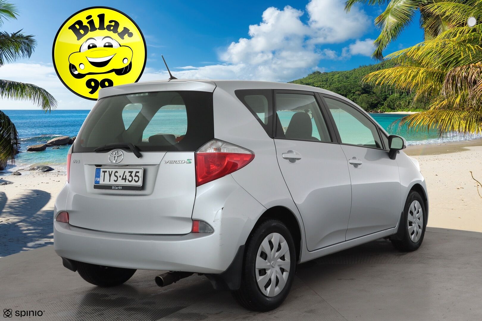 Toyota Verso-S 2012 1,33 Dual VVT-i Stop & Start Linea Sol Multidrive S * P.Kamera / Lohkolämmitin / LED-lisävalo / Rattivaihteet * - Ilmastointi / Penkinlämmittimet / Suomi-auto / Kahdet renkaat - HULLUT AVAJAISHULINAT KORKOTARJOUS 3,29 %