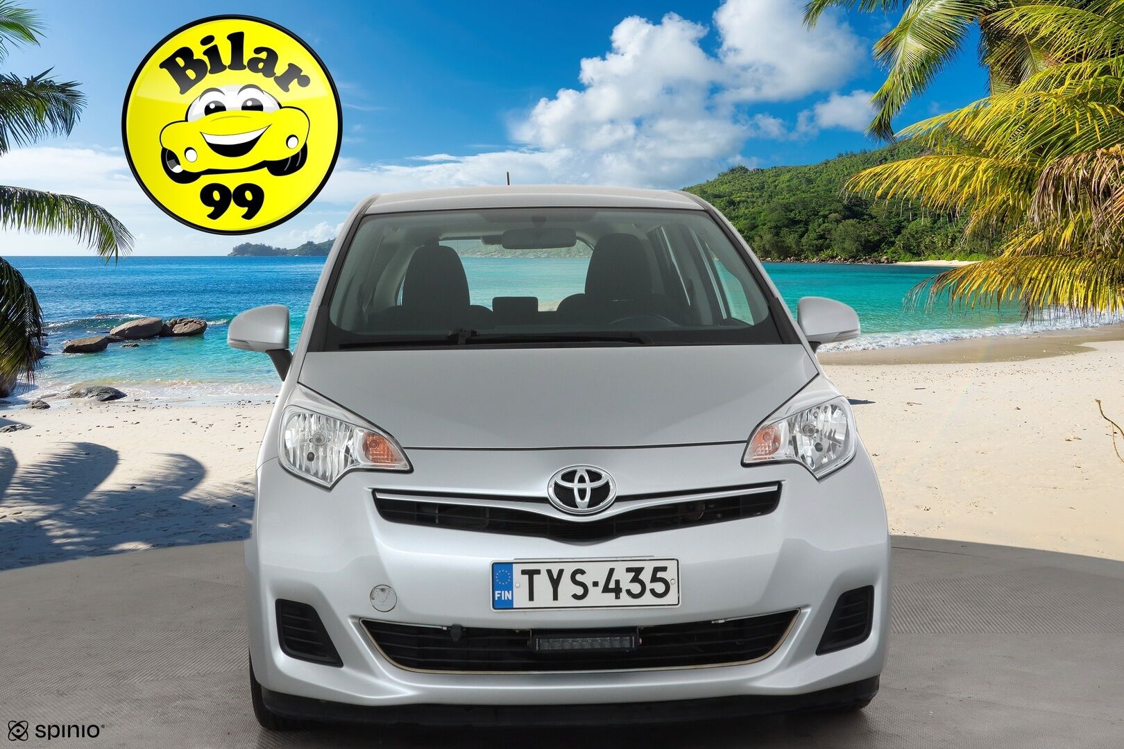 Toyota Verso-S 2012 1,33 Dual VVT-i Stop & Start Linea Sol Multidrive S * P.Kamera / Lohkolämmitin / LED-lisävalo / Rattivaihteet * - Ilmastointi / Penkinlämmittimet / Suomi-auto / Kahdet renkaat - HULLUT AVAJAISHULINAT KORKOTARJOUS 3,29 %