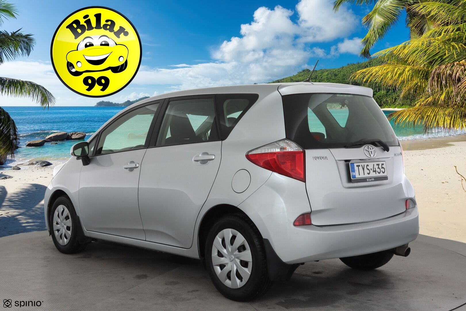 Toyota Verso-S 2012 1,33 Dual VVT-i Stop & Start Linea Sol Multidrive S * P.Kamera / Lohkolämmitin / LED-lisävalo / Rattivaihteet * - Ilmastointi / Penkinlämmittimet / Suomi-auto / Kahdet renkaat - HULLUT AVAJAISHULINAT KORKOTARJOUS 3,29 %