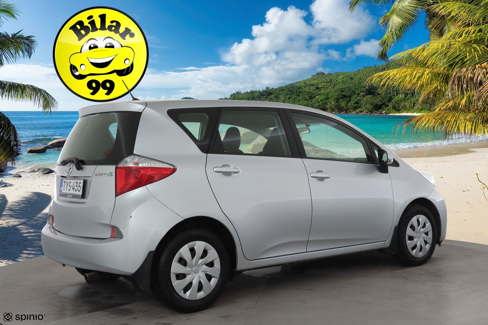 Toyota Verso-S 2012 1,33 Dual VVT-i Stop & Start Linea Sol Multidrive S * P.Kamera / Lohkolämmitin / LED-lisävalo / Rattivaihteet * - Ilmastointi / Penkinlämmittimet / Suomi-auto / Kahdet renkaat - HULLUT AVAJAISHULINAT KORKOTARJOUS 3,29 %