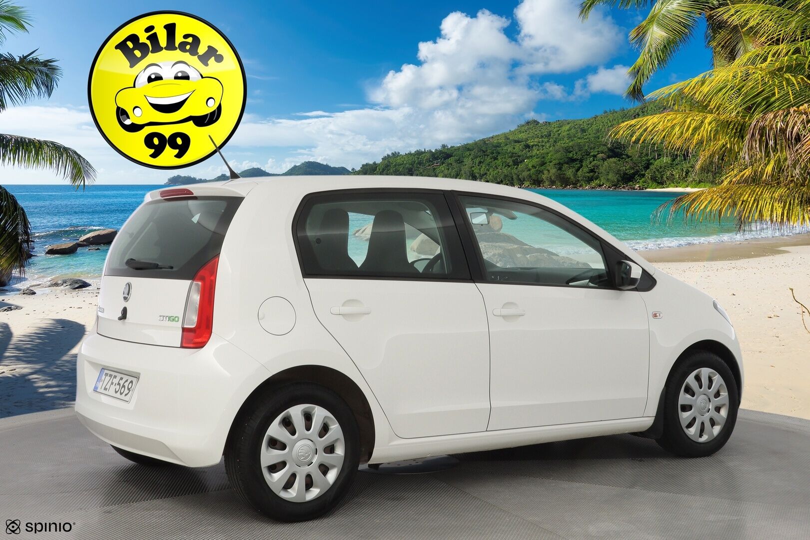 Skoda Citigo 2014 1,0 60 Ambition 5-ov. *Lohko / Ilmastointi / Suomi-auto* - Viimeisin huolto 3/25 / Kahdet hyvät renkaat / Seuraava katsastus 6/26