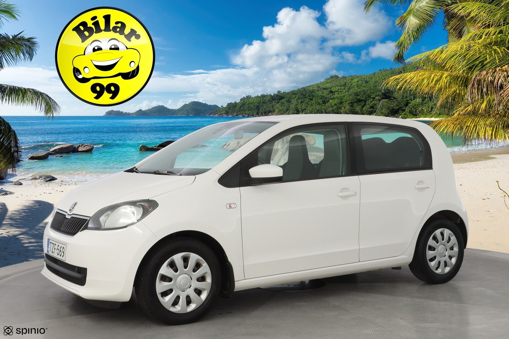 Skoda Citigo 2014 1,0 60 Ambition 5-ov. *Lohko / Ilmastointi / Suomi-auto* - Viimeisin huolto 3/25 / Kahdet hyvät renkaat / Seuraava katsastus 6/26