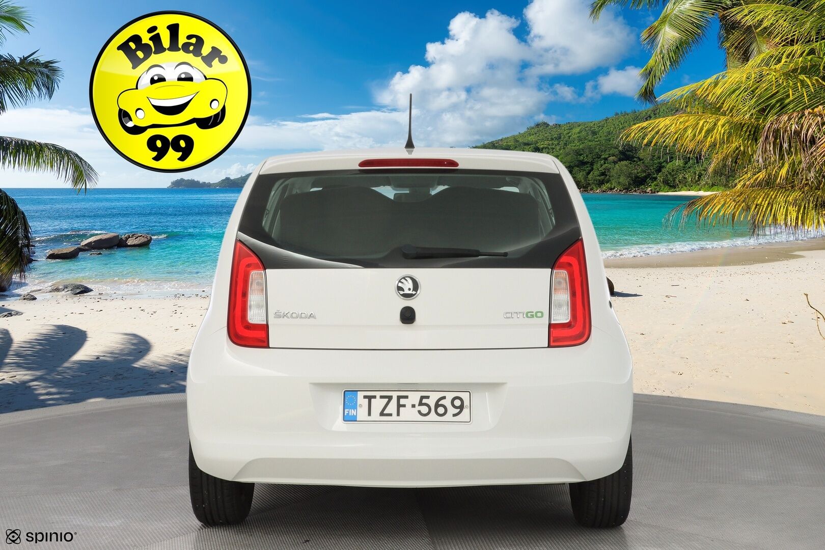 Skoda Citigo 2014 1,0 60 Ambition 5-ov. *Lohko / Ilmastointi / Suomi-auto* - Viimeisin huolto 3/25 / Kahdet hyvät renkaat / Seuraava katsastus 6/26