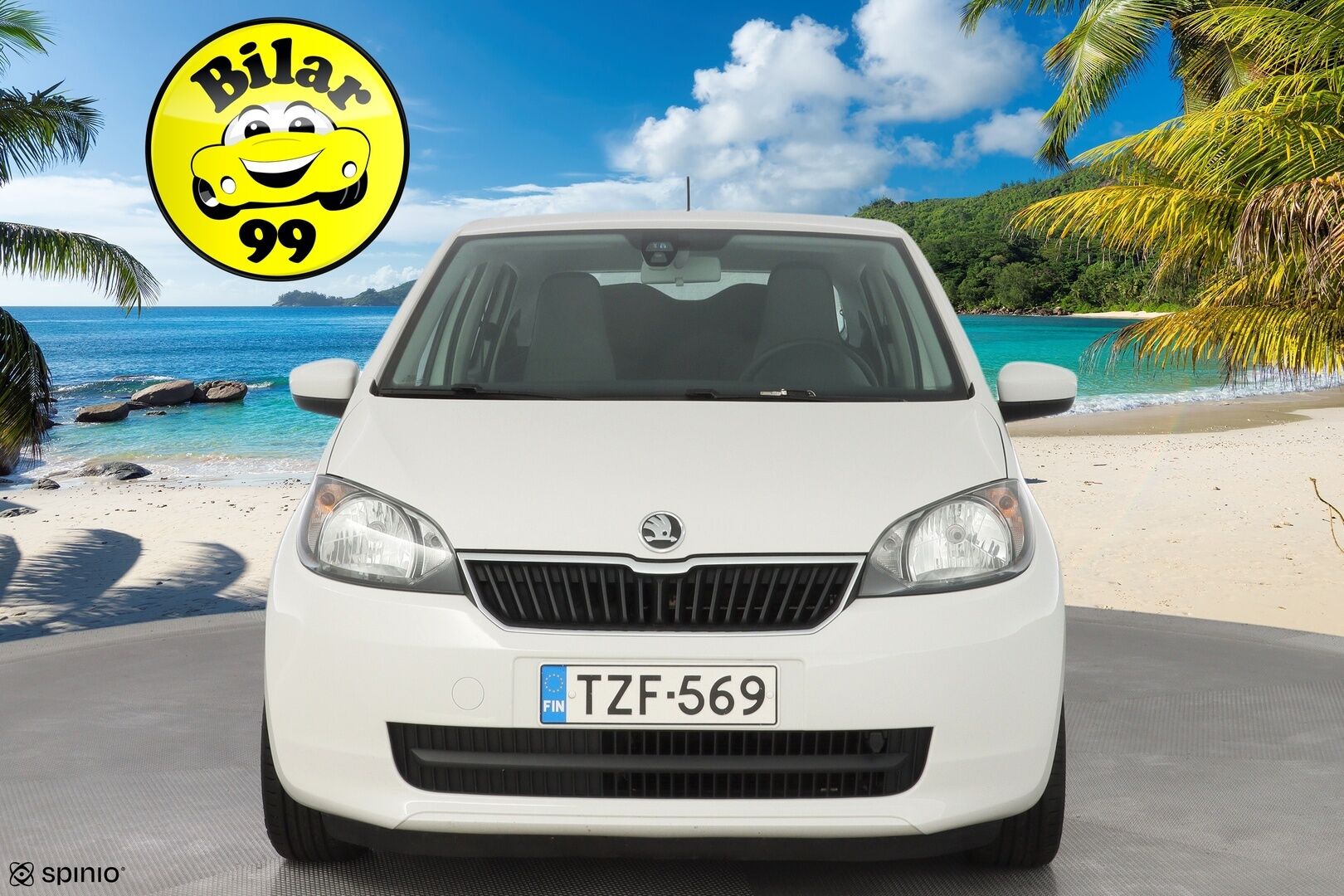 Skoda Citigo 2014 1,0 60 Ambition 5-ov. *Lohko / Ilmastointi / Suomi-auto* - Viimeisin huolto 3/25 / Kahdet hyvät renkaat / Seuraava katsastus 6/26