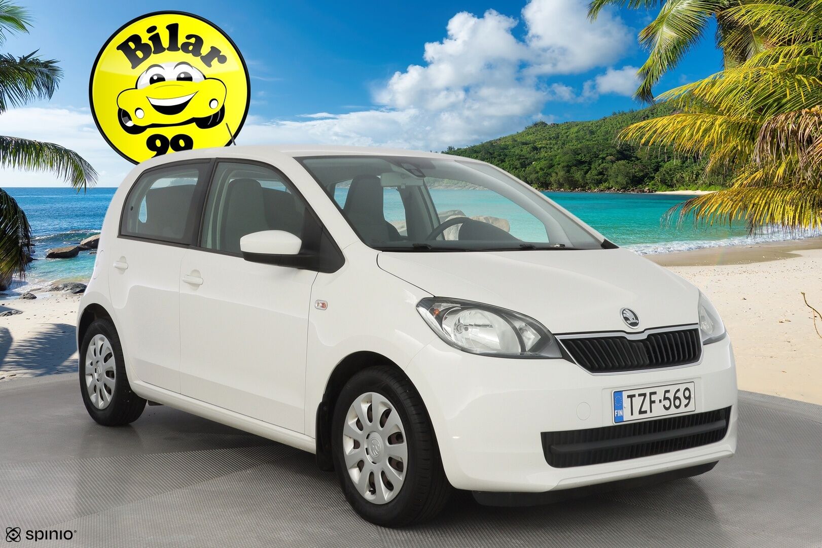 Skoda Citigo 2014 1,0 60 Ambition 5-ov. *Lohko / Ilmastointi / Suomi-auto* - Viimeisin huolto 3/25 / Kahdet hyvät renkaat / Seuraava katsastus 6/26