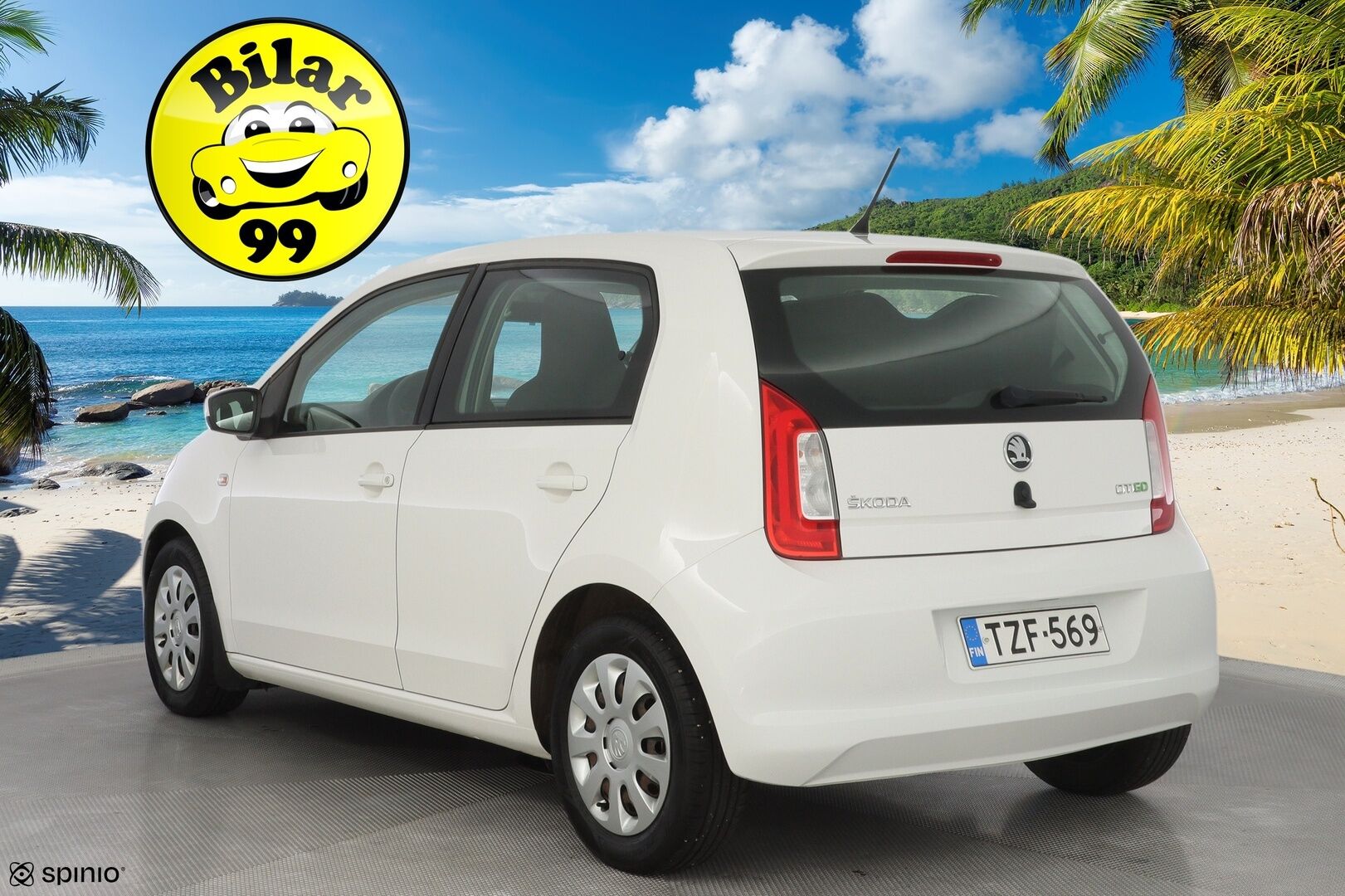 Skoda Citigo 2014 1,0 60 Ambition 5-ov. *Lohko / Ilmastointi / Suomi-auto* - Viimeisin huolto 3/25 / Kahdet hyvät renkaat / Seuraava katsastus 6/26