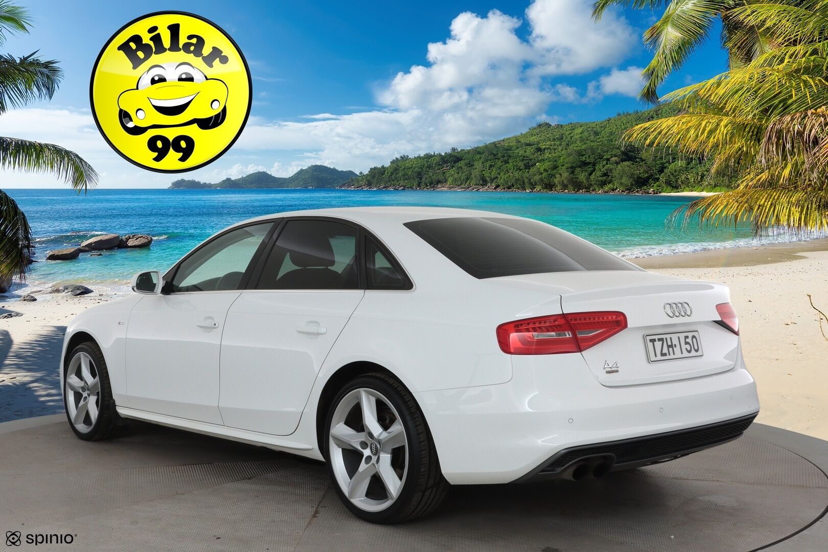 Audi A4 2014 Sedan Land of quattro Edition 2,0 TFSI 165 kW quattro S tronic S-Line **Xenon / Koukku / Sporttipenkit / P.Tutkat / Vakkari** - Flatbottom Ratti / Suomi-auto / Kahdet Renkaat - HULLU BLACKWEEK KORKOTARJOUS 2,49%