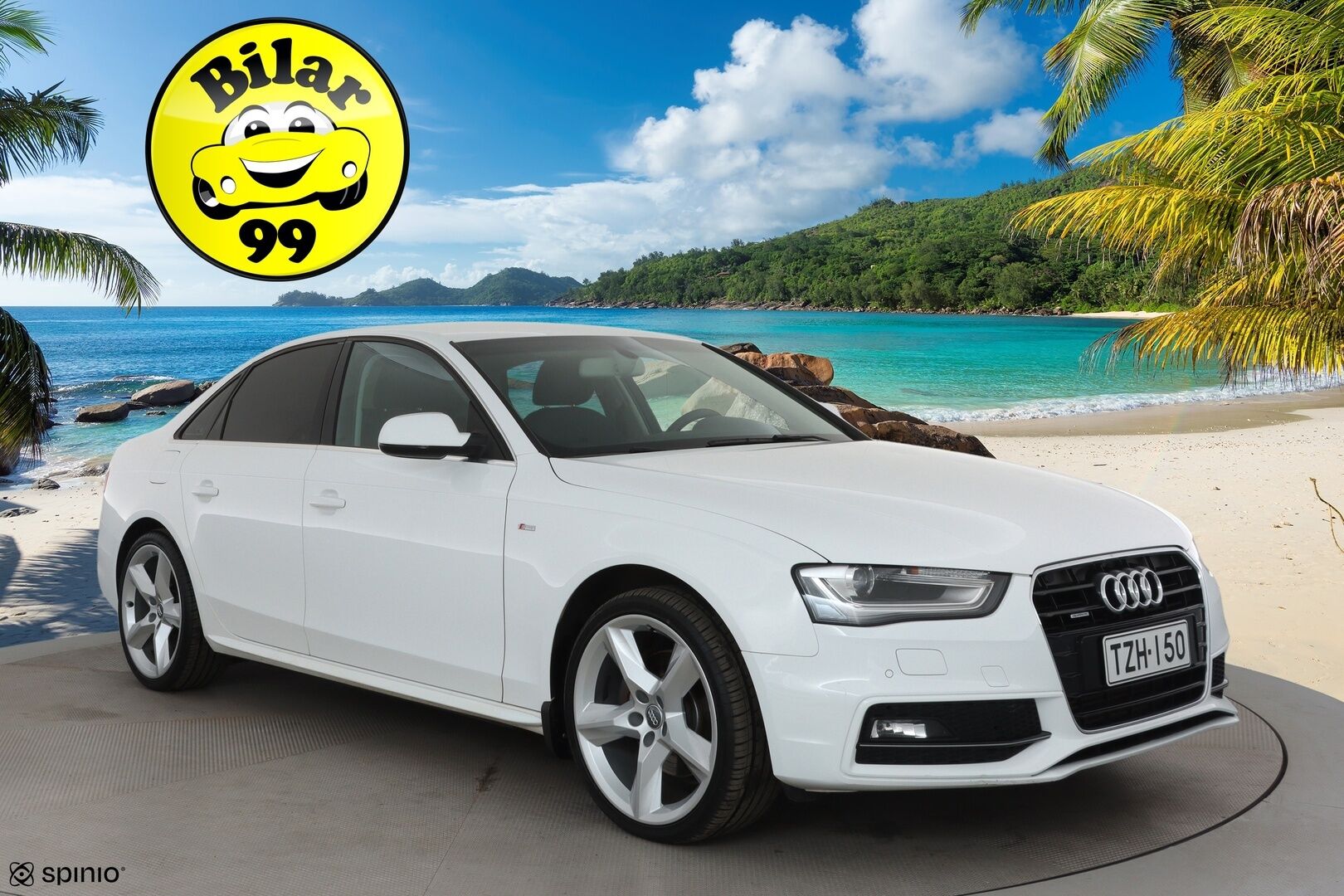 Audi A4 2014 Sedan Land of quattro Edition 2,0 TFSI 165 kW quattro S tronic S-Line **Xenon / Koukku / Sporttipenkit / P.Tutkat / Vakkari** - Flatbottom Ratti / Suomi-auto / Kahdet Renkaat - HULLU BLACKWEEK KORKOTARJOUS 2,49%