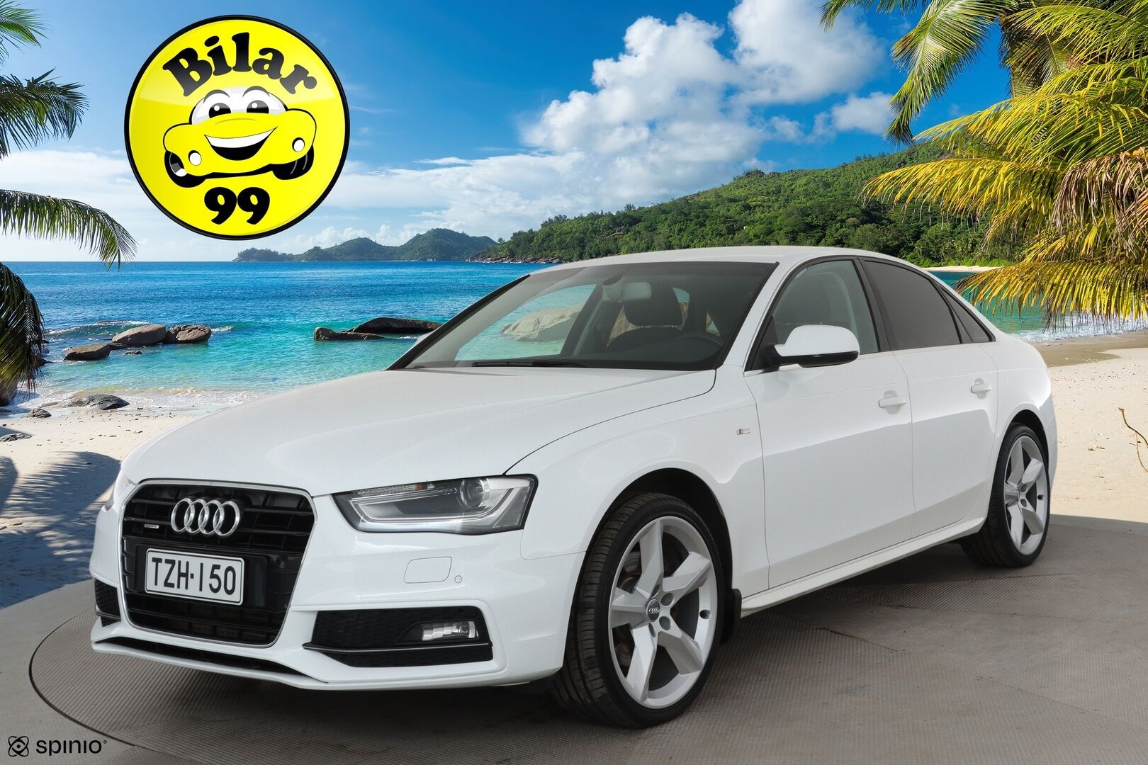 Audi A4 2014 Sedan Land of quattro Edition 2,0 TFSI 165 kW quattro S tronic * Vetokoukku / Sporttipenkit / Xenon / Peruutustutkat / Vakkari - Flatbottom Ratti / Quattro / Suomi-auto / Kahdet Renkaat 