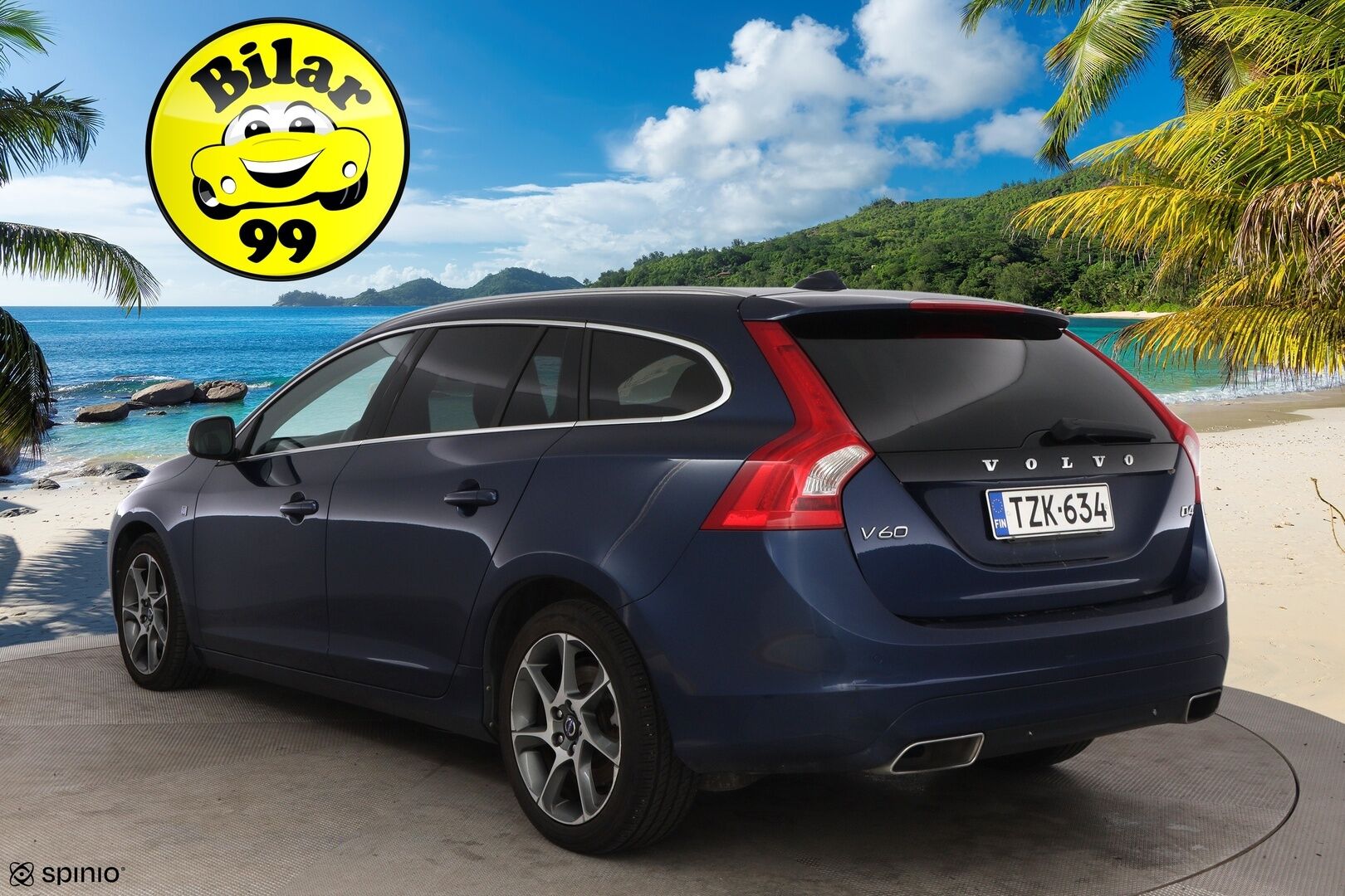 Volvo V60 2014 D4 Ocean Race aut - MYYDÄÄN HUUTOKAUPAT.COM! 1OM. Suomi-auto / Webasto / Adapt.vakkari / BLIS / Nahat / Lämm.tuulilasi / Ratinlämmitin / Huippuvarusteet!