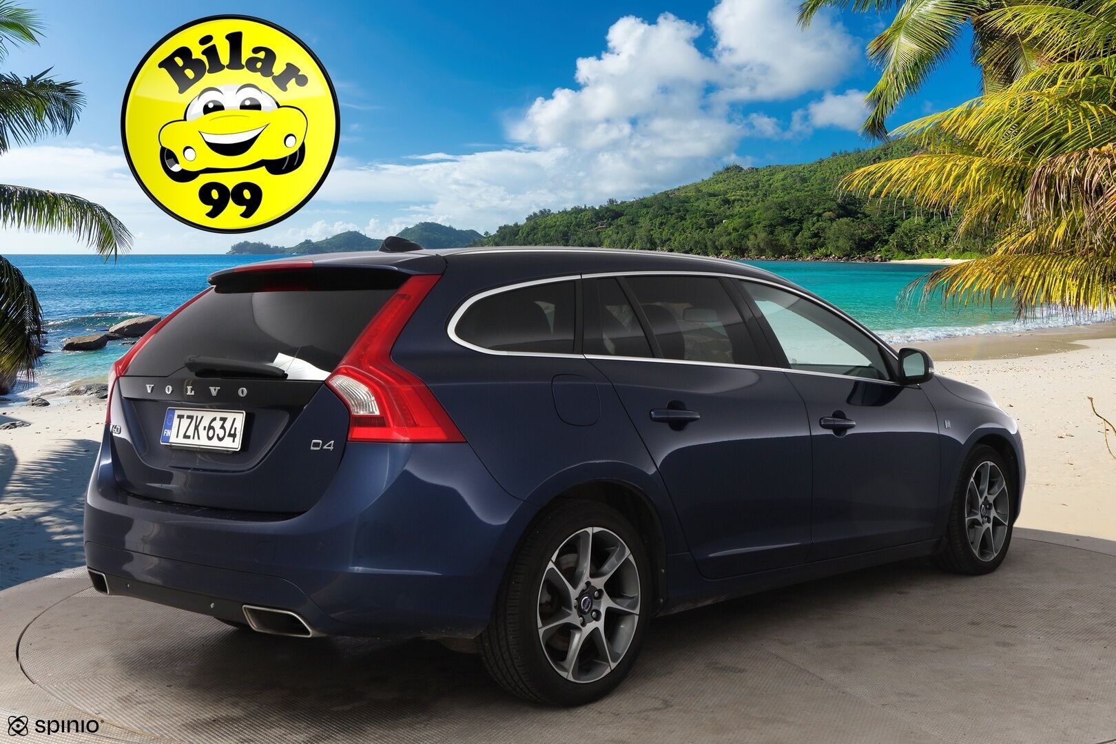 Volvo V60 2014 D4 Ocean Race aut - MYYDÄÄN HUUTOKAUPAT.COM! 1OM. Suomi-auto / Webasto / Adapt.vakkari / BLIS / Nahat / Lämm.tuulilasi / Ratinlämmitin / Huippuvarusteet!