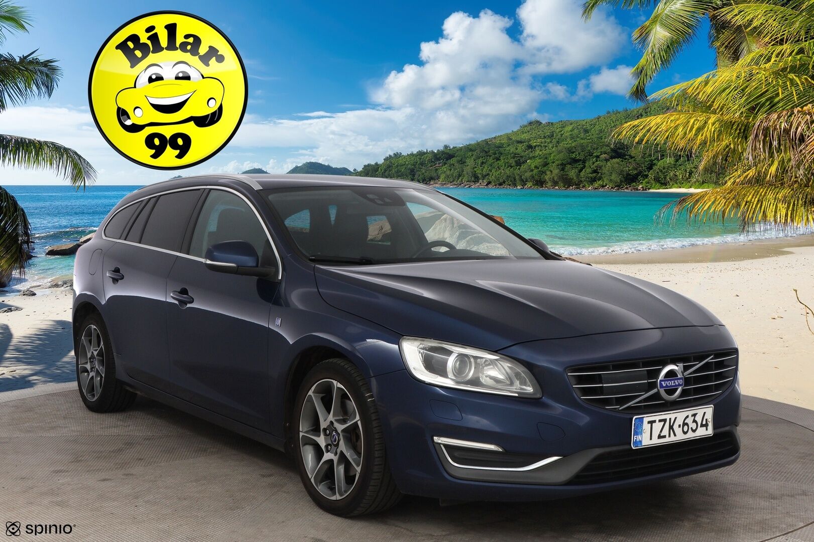 Volvo V60 2014 D4 Ocean Race aut - MYYDÄÄN HUUTOKAUPAT.COM! 1OM. Suomi-auto / Webasto / Adapt.vakkari / BLIS / Nahat / Lämm.tuulilasi / Ratinlämmitin / Huippuvarusteet!