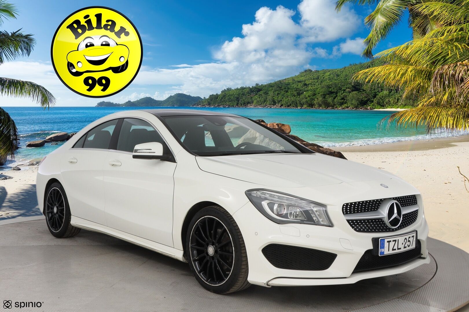Mercedes-Benz CLA 2015 180 BE A Premium Business AMG * 1OM Suomiauto / Panorama / Nahkasisusta / Muistipenkki / Peruutuskamera / Vakkari! - Juuri tullut Tampereelle! - HULLUT AVAJAISHULINAT KORKOTARJOUS 3,29 %