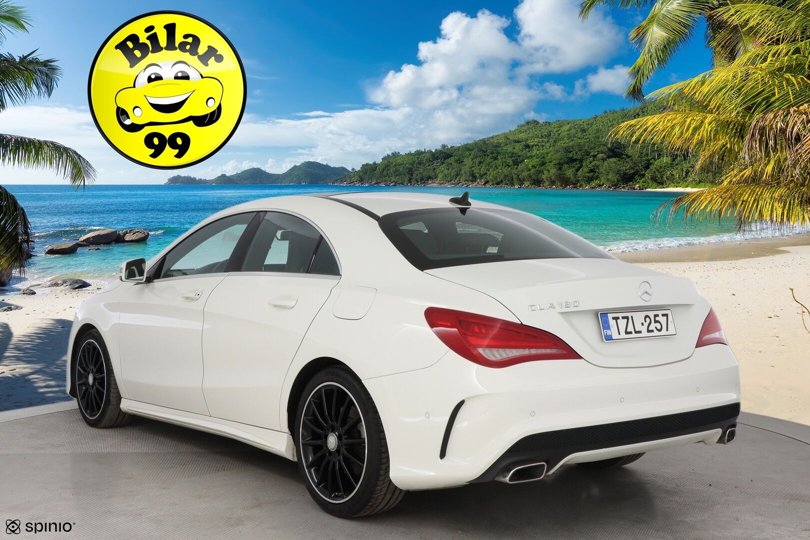 Mercedes-Benz CLA 2015 180 BE A Premium Business AMG * 1OM Suomiauto / Panorama / Nahkasisusta / Muistipenkki / Peruutuskamera / Vakkari! - Juuri tullut Tampereelle! - HULLUT AVAJAISHULINAT KORKOTARJOUS 3,29 %