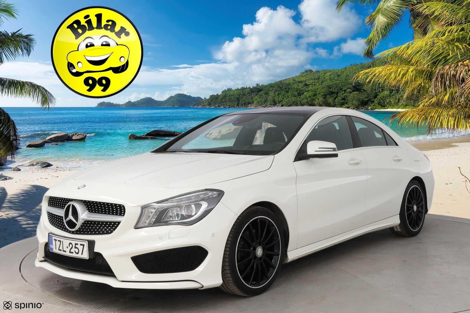Mercedes-Benz CLA 2015 180 BE A Premium Business AMG * 1OM Suomiauto / Panorama / Nahkasisusta / Muistipenkki / Peruutuskamera / Vakkari! - Juuri tullut Tampereelle! - HULLUT AVAJAISHULINAT KORKOTARJOUS 3,29 %