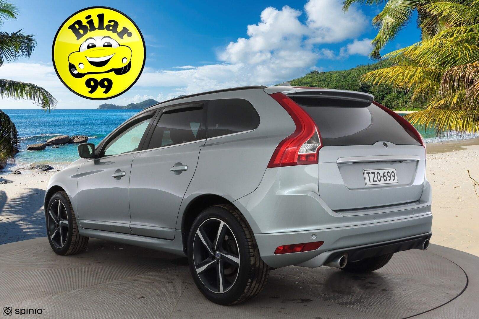 Volvo XC60 2015 D5 AWD R-Design aut * ACC / Webasto / H&K / BLIS / P.Kamera / Nahat / LED * - Suomi-auto / Kahdet Renkaat
