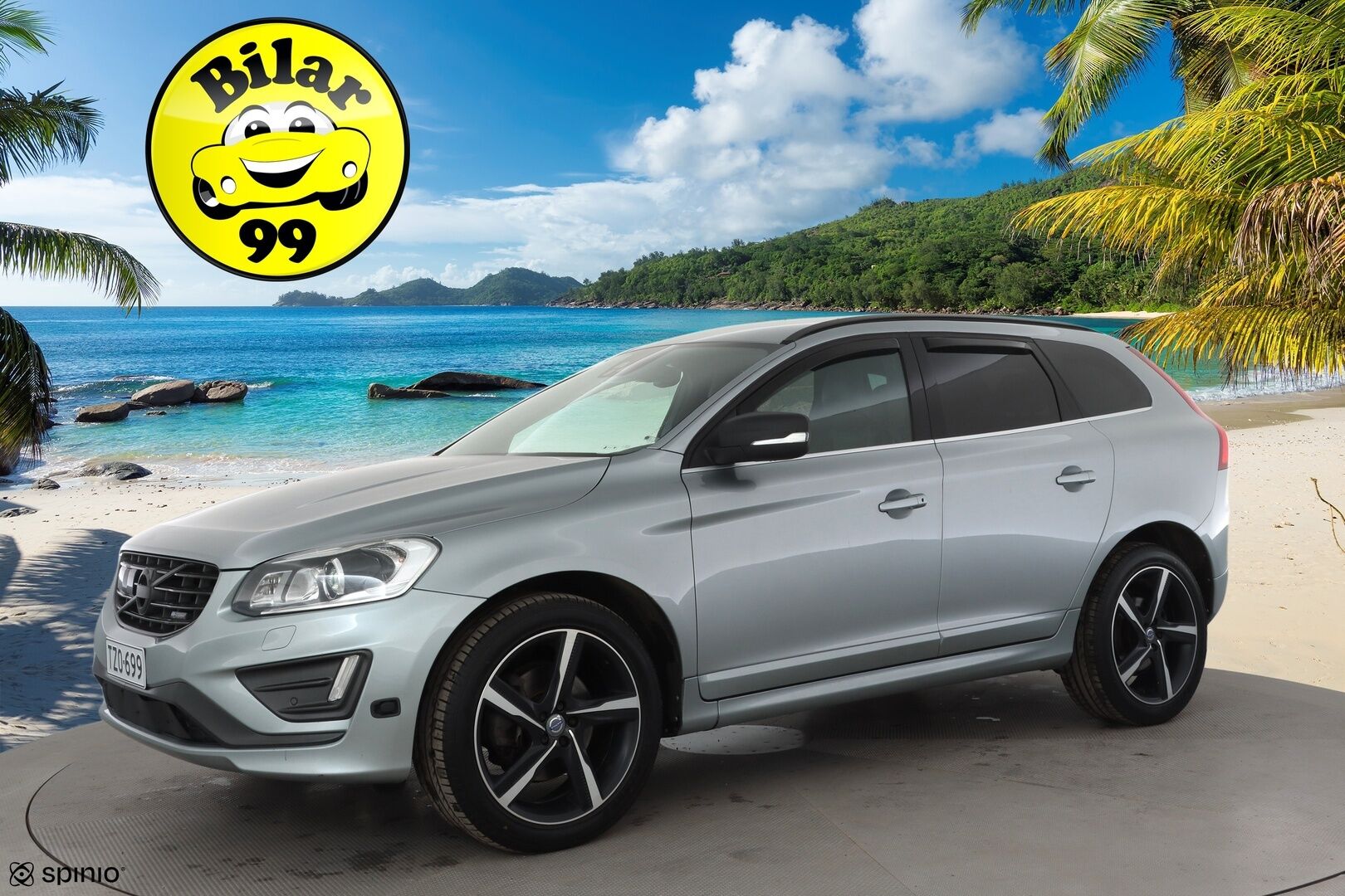 Volvo XC60 2015 D5 AWD R-Design aut * ACC / Webasto / H&K / BLIS / P.Kamera / Nahat / LED * - Suomi-auto / Kahdet Renkaat