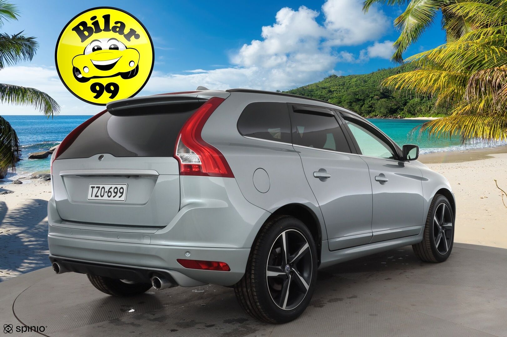 Volvo XC60 2015 D5 AWD R-Design aut * ACC / Webasto / H&K / BLIS / P.Kamera / Nahat / LED * - Suomi-auto / Kahdet Renkaat