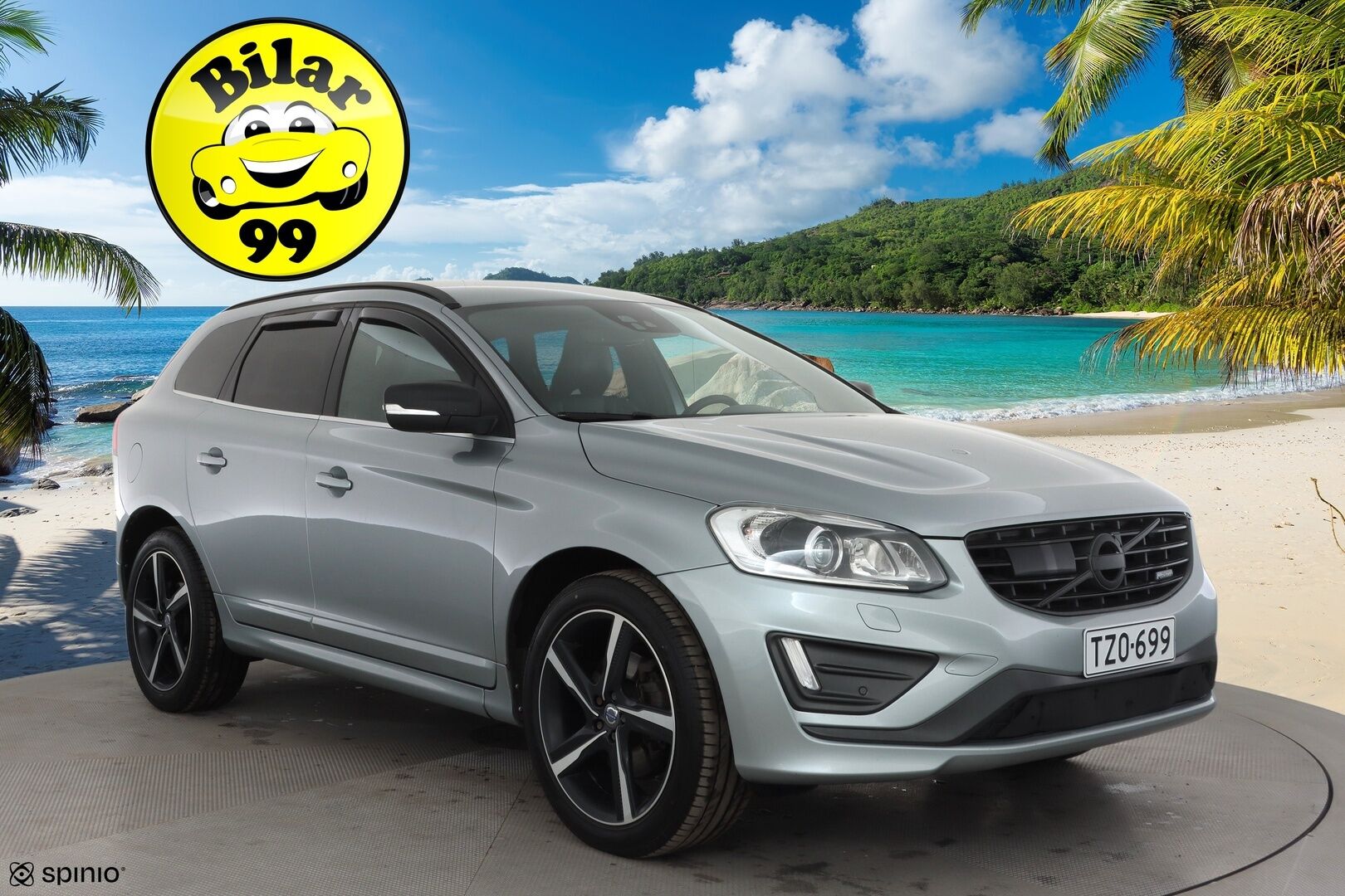 Volvo XC60 2015 D5 AWD R-Design aut * ACC / Webasto / H&K / BLIS / P.Kamera / Nahat / LED * - Suomi-auto / Kahdet Renkaat