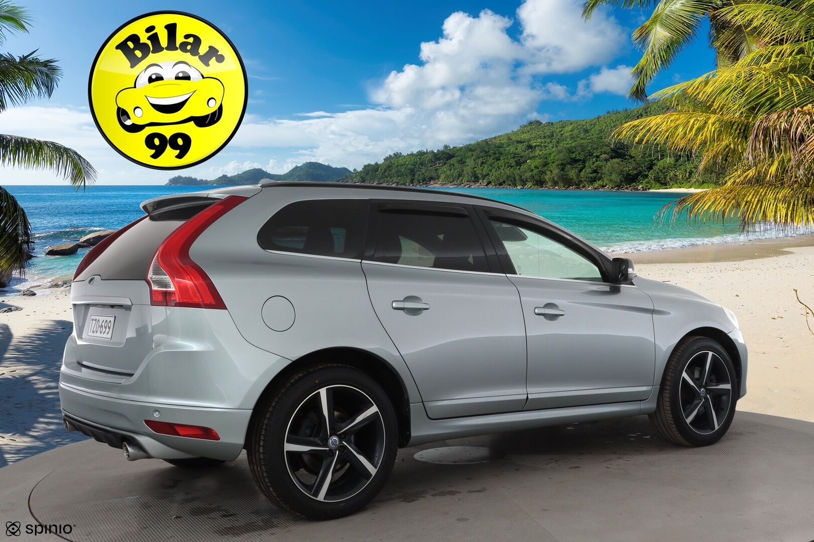 Volvo XC60 2015 D5 AWD R-Design aut * ACC / Webasto / H&K / BLIS / P.Kamera / Nahat / LED * - Suomi-auto / Kahdet Renkaat