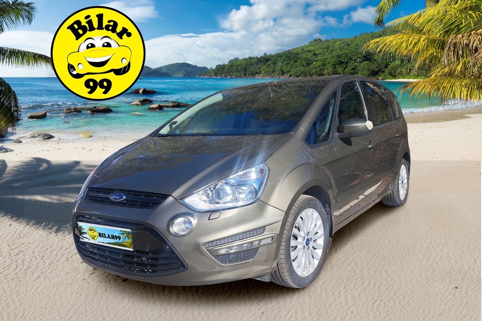Ford S-Max 2015 2,0 TDCi 140 hv 7-p ** Suomi-Auto / Webasto / Tutkat / Navi / Siisti / Maltilliset kilsat* - Kahdet renkaat vanteineen! Hyvä huoltohistoria! 