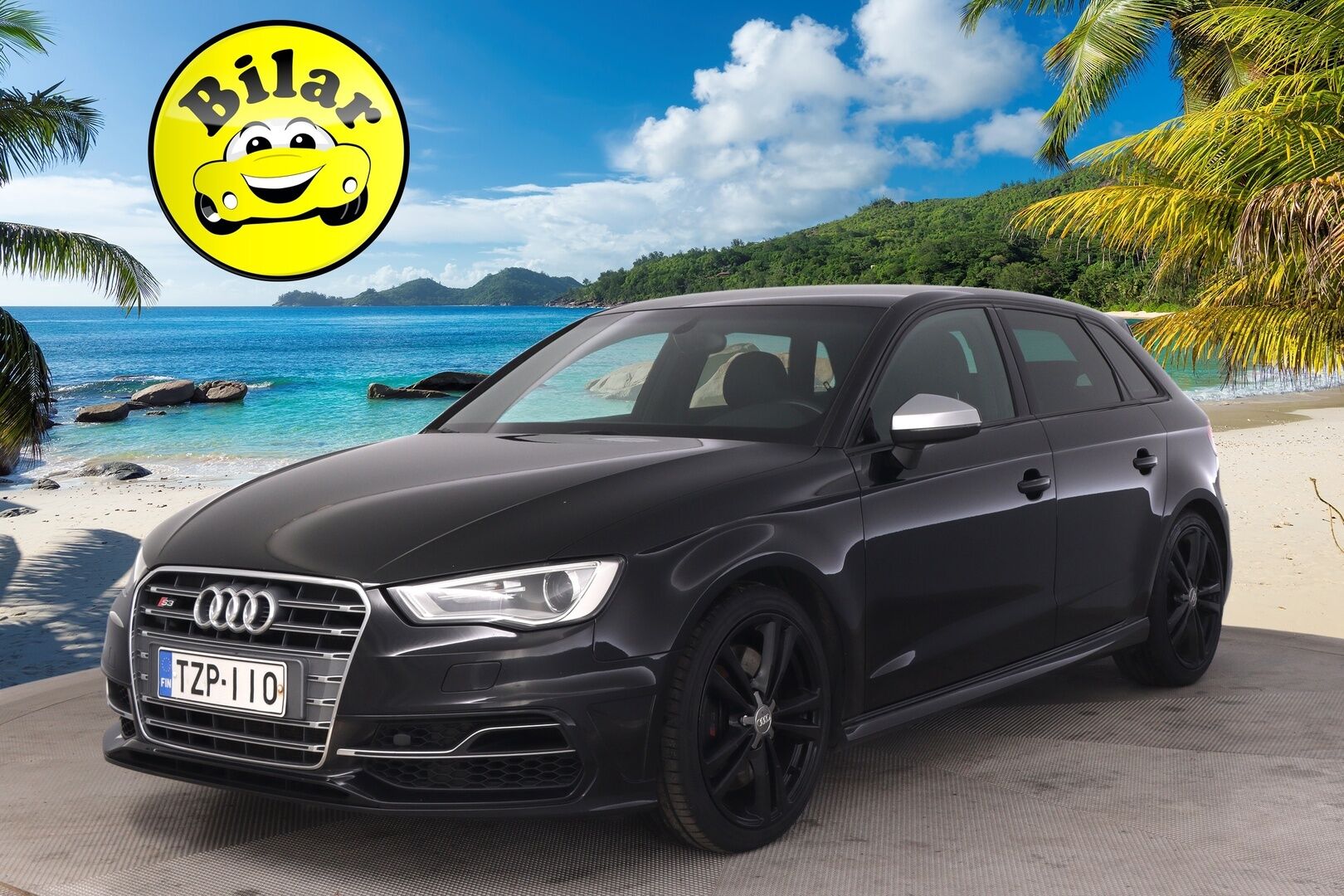 Audi S3 2015 Sportback 2,0 TFSI 221 kW quattro S tronic - Suomi-auto | Lohko | Navi | Vakkari | Flatbottom ratti | Sporttipenkit | Nahka-Alcantara
