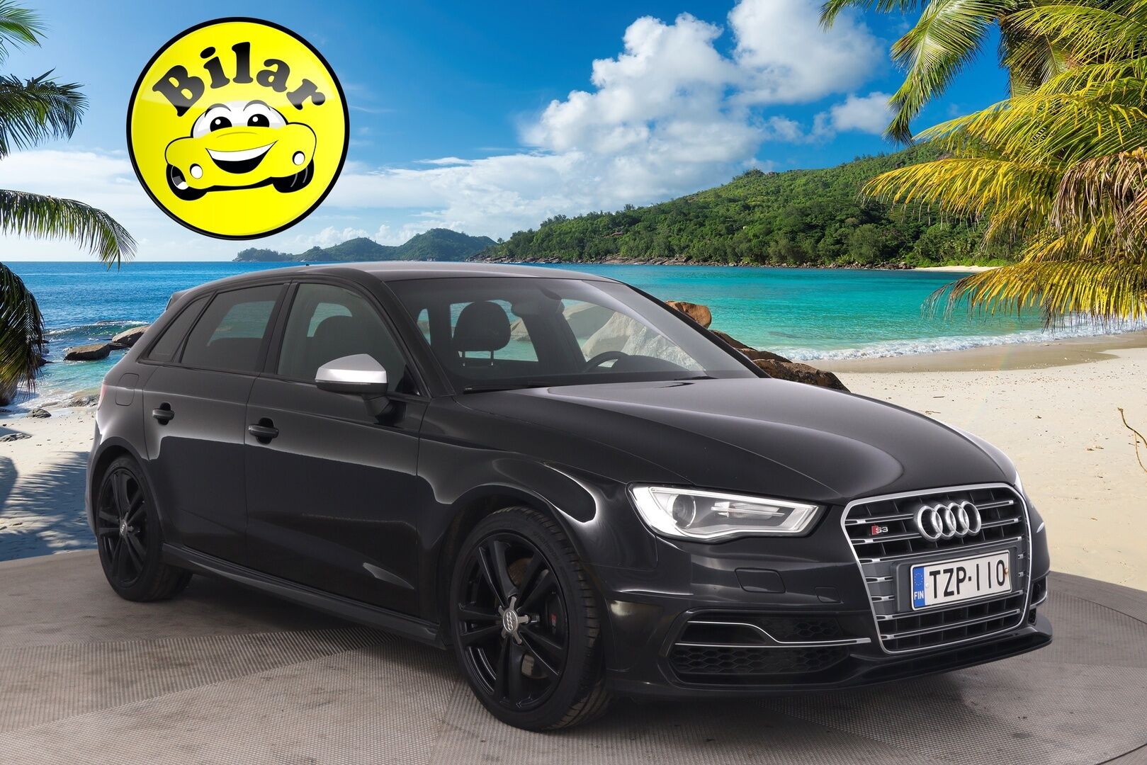 Audi S3 2015 Sportback 2,0 TFSI 221 kW quattro S tronic - Suomi-auto | Lohko | Navi | Vakkari | Flatbottom ratti | Sporttipenkit | Nahka-Alcantara