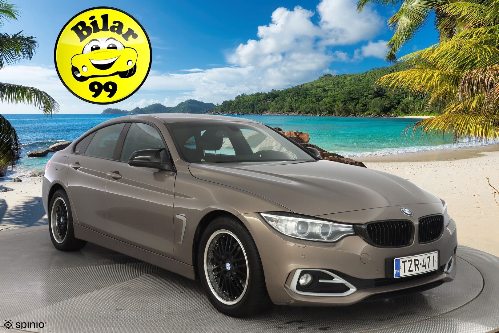 BMW 418 2015 F36 Gran Coupe 418d TwinPower Turbo A Business Aut. *Tutkat / Proffanavi / Ratinlämmitin / Urheiluistuimet* - Suomi auto / M-Sport sisäpaketti / Juuri katsastettu / Viimeisin huolto 6/25