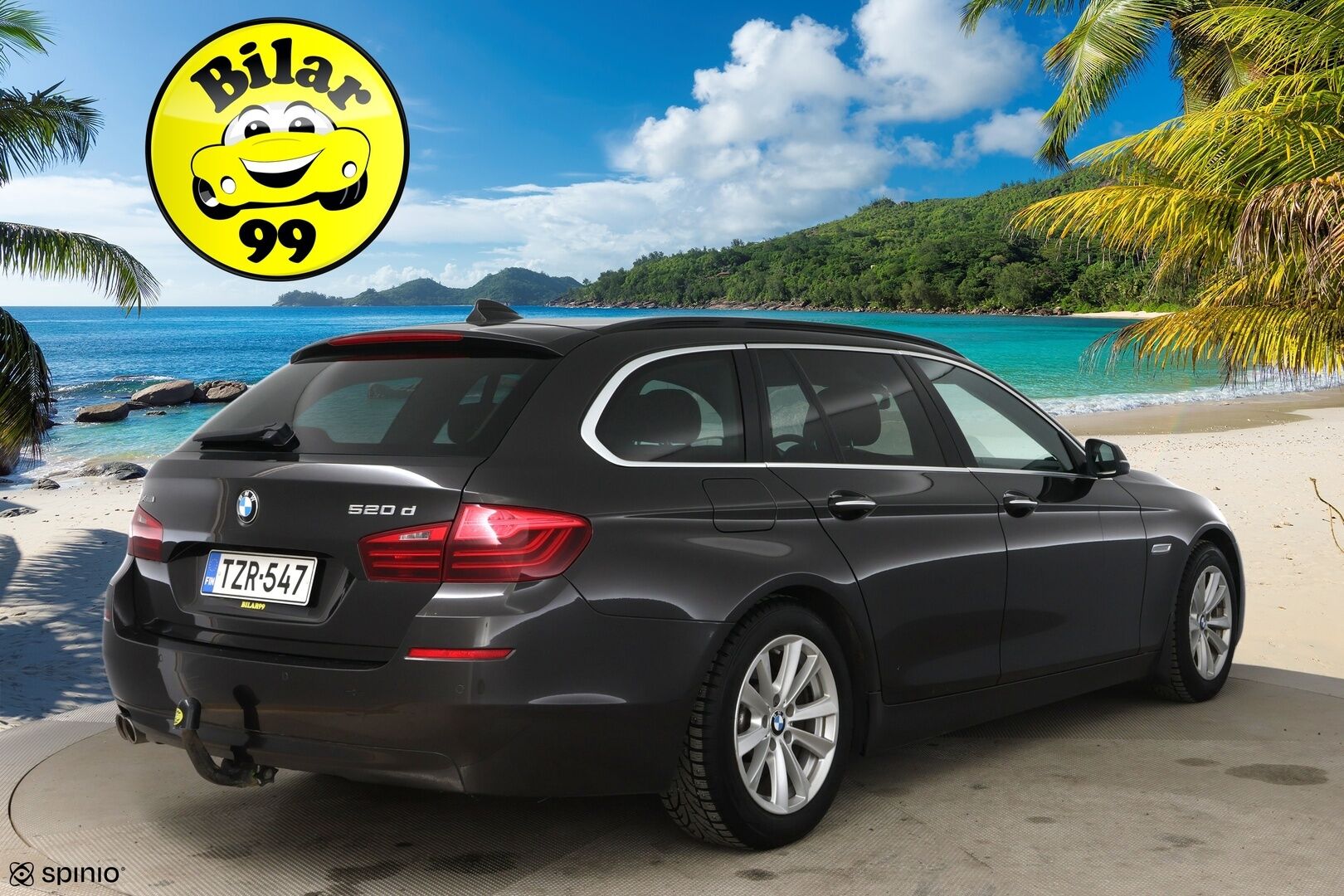 BMW 520 2015 F11 Touring 520d TwinPower Turbo A Limited xDrive Edition Exclusive * Webasto / Vetokoukku / Sport-penkit / Nahat * - 2-om Suomi-auto / LED / Ambiente valaistus - HULLUT AVAJAISHULINAT KORKOTARJOUS 3,29 %