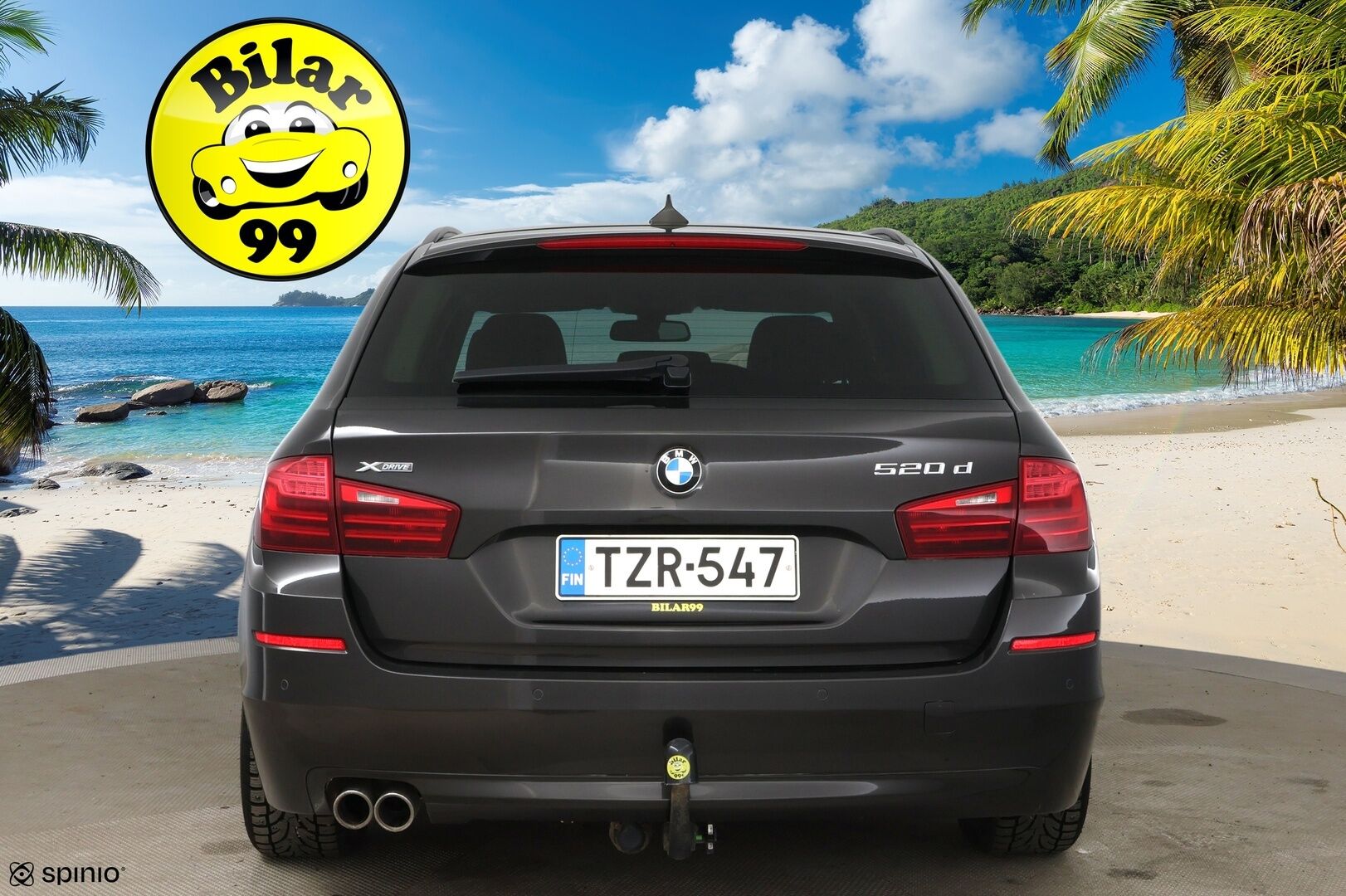 BMW 520 2015 F11 Touring 520d TwinPower Turbo A Limited xDrive Edition Exclusive * Webasto / Vetokoukku / Sport-penkit / Nahat * - 2-om Suomi-auto / LED / Ambiente valaistus - HULLUT AVAJAISHULINAT KORKOTARJOUS 3,29 %