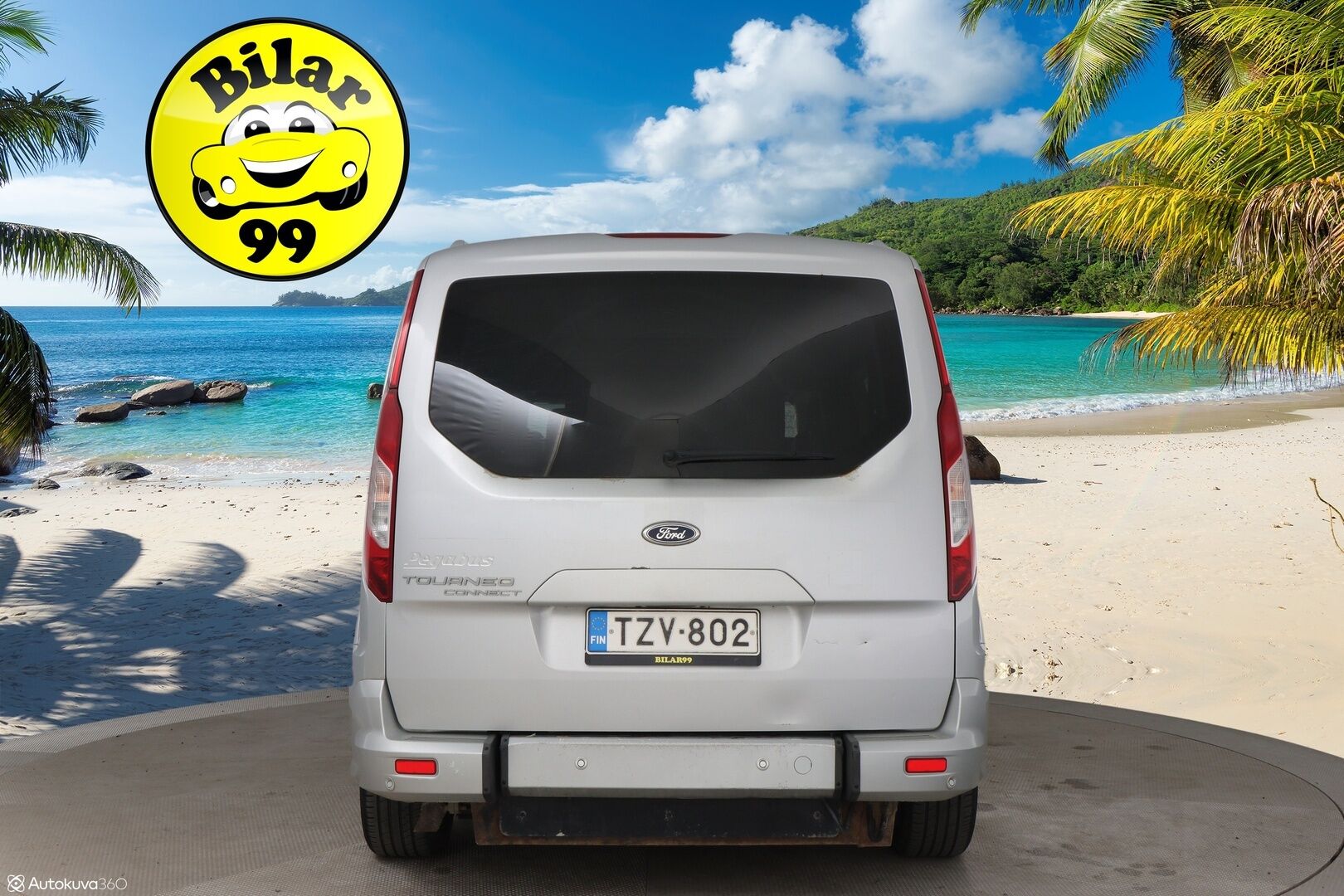 Ford Grand Tourneo Connect 2016 1,5 TDCi 120 hv PowerShift A6 Titanium / Myydään huutokaupat.com:issa! - Invaramppi! / Pegabus taksi / Suomi-auto / Todella siisti metreihin!