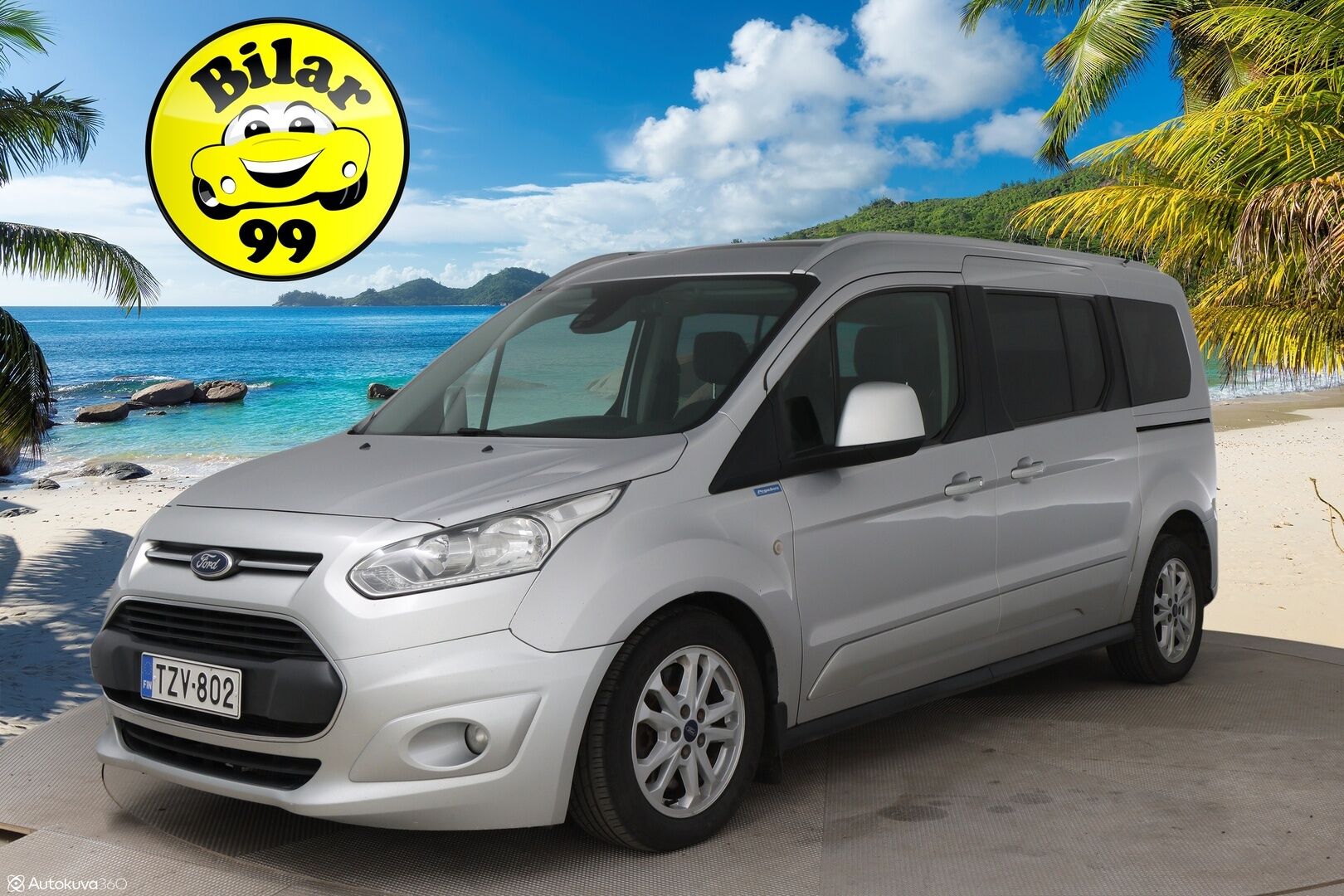 Ford Grand Tourneo Connect 2016 1,5 TDCi 120 hv PowerShift A6 Titanium / Myydään huutokaupat.com:issa! - Invaramppi! / Pegabus taksi / Suomi-auto / Todella siisti metreihin!