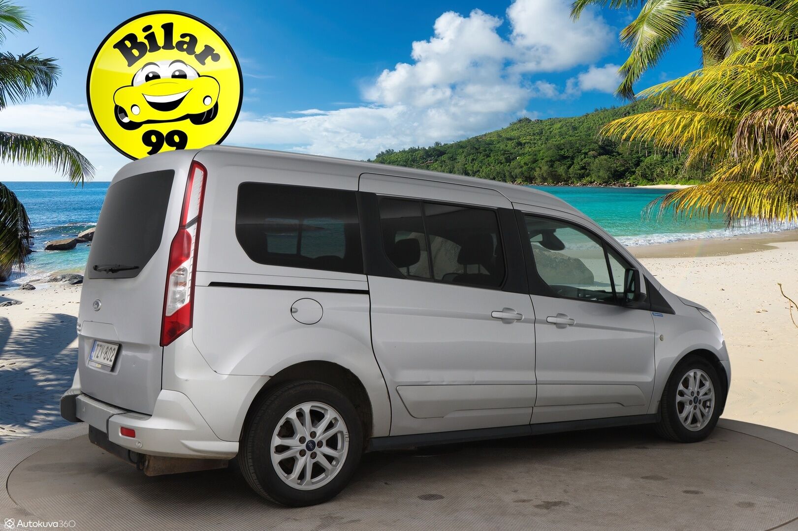Ford Grand Tourneo Connect 2016 1,5 TDCi 120 hv PowerShift A6 Titanium / Myydään huutokaupat.com:issa! - Invaramppi! / Pegabus taksi / Suomi-auto / Todella siisti metreihin!