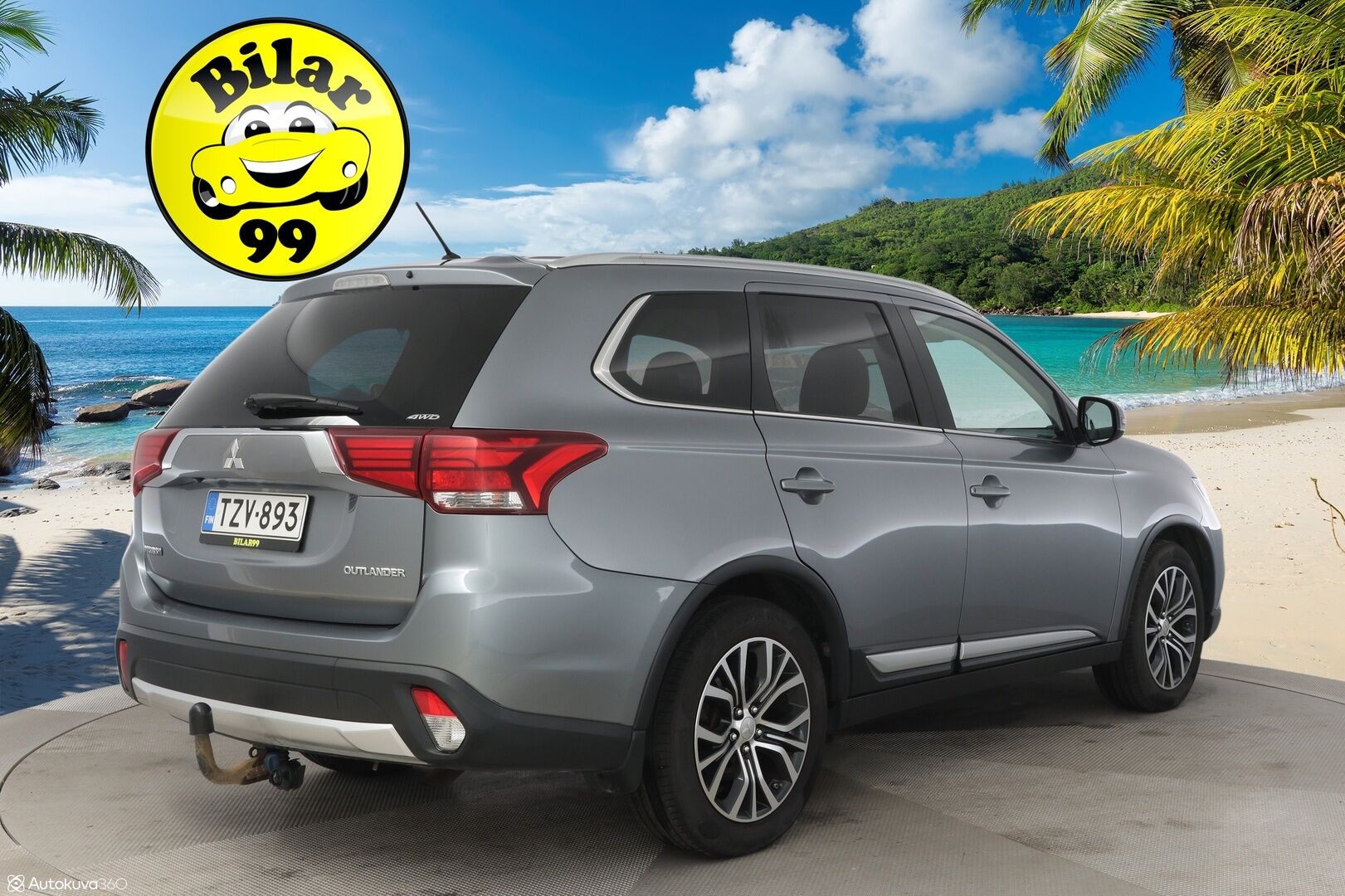Mitsubishi Outlander 2016 2,2 DI-D Instyle NAVI AT 4WD 7P Business - ACC / Koukku / Nahat / Sähkökontti / Lohko