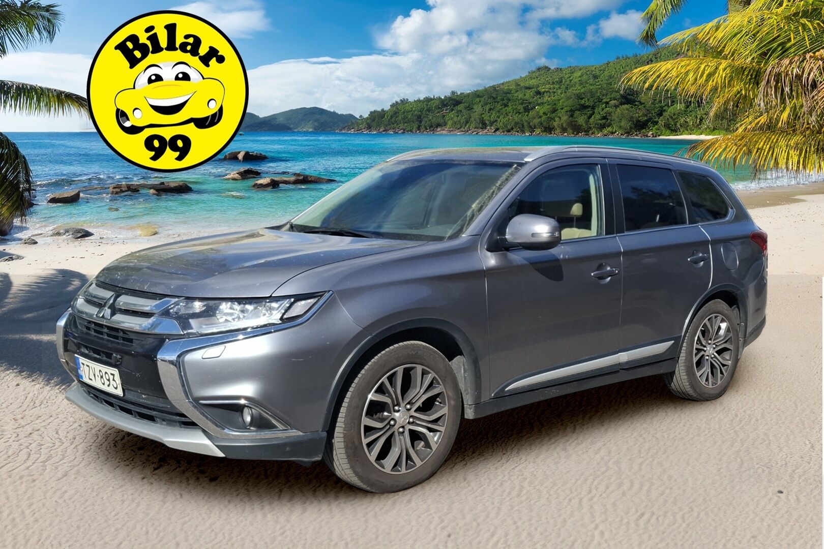 Mitsubishi Outlander 2016 2,2 DI-D Instyle NAVI AT 4WD 7P Business - ACC / Koukku / Nahat / Sähkökontti / Lohko