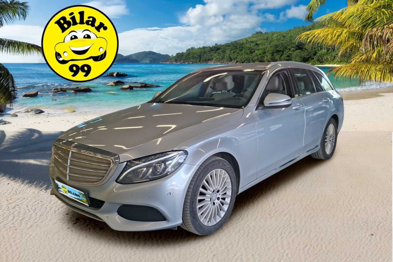 Mercedes-Benz C 2015 250 BlueTec 4Matic T A Premium Business - | Vaaleat nahat muisteilla | Isompi näyttö | ILS | Burmester | Neliveto | Ilma-alusta | Taittuva koukku |
