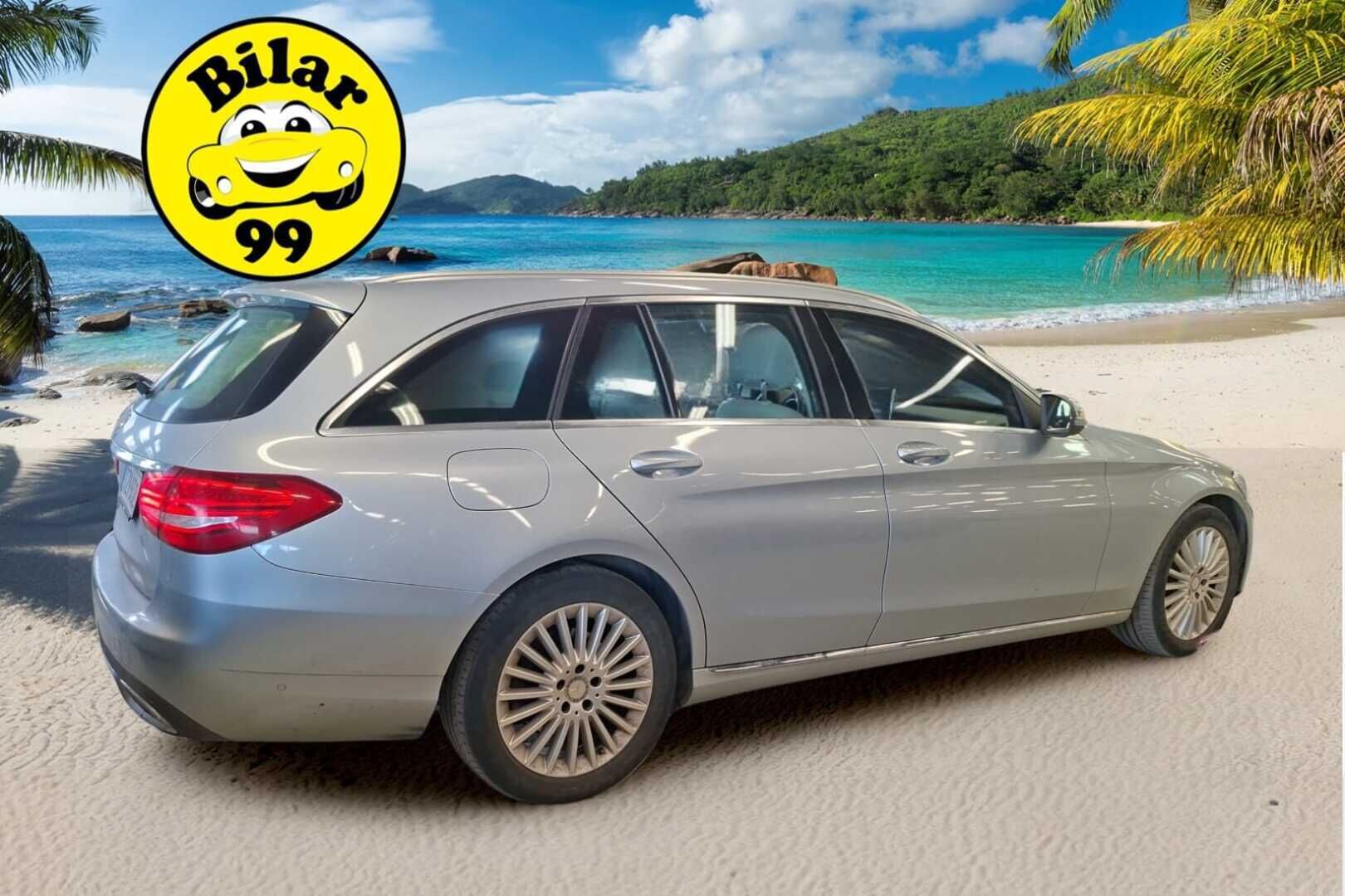 Mercedes-Benz C 2015 250 BlueTec 4Matic T A Premium Business - | Vaaleat nahat muisteilla | Isompi näyttö | ILS | Burmester | Neliveto | Ilma-alusta | Taittuva koukku |
