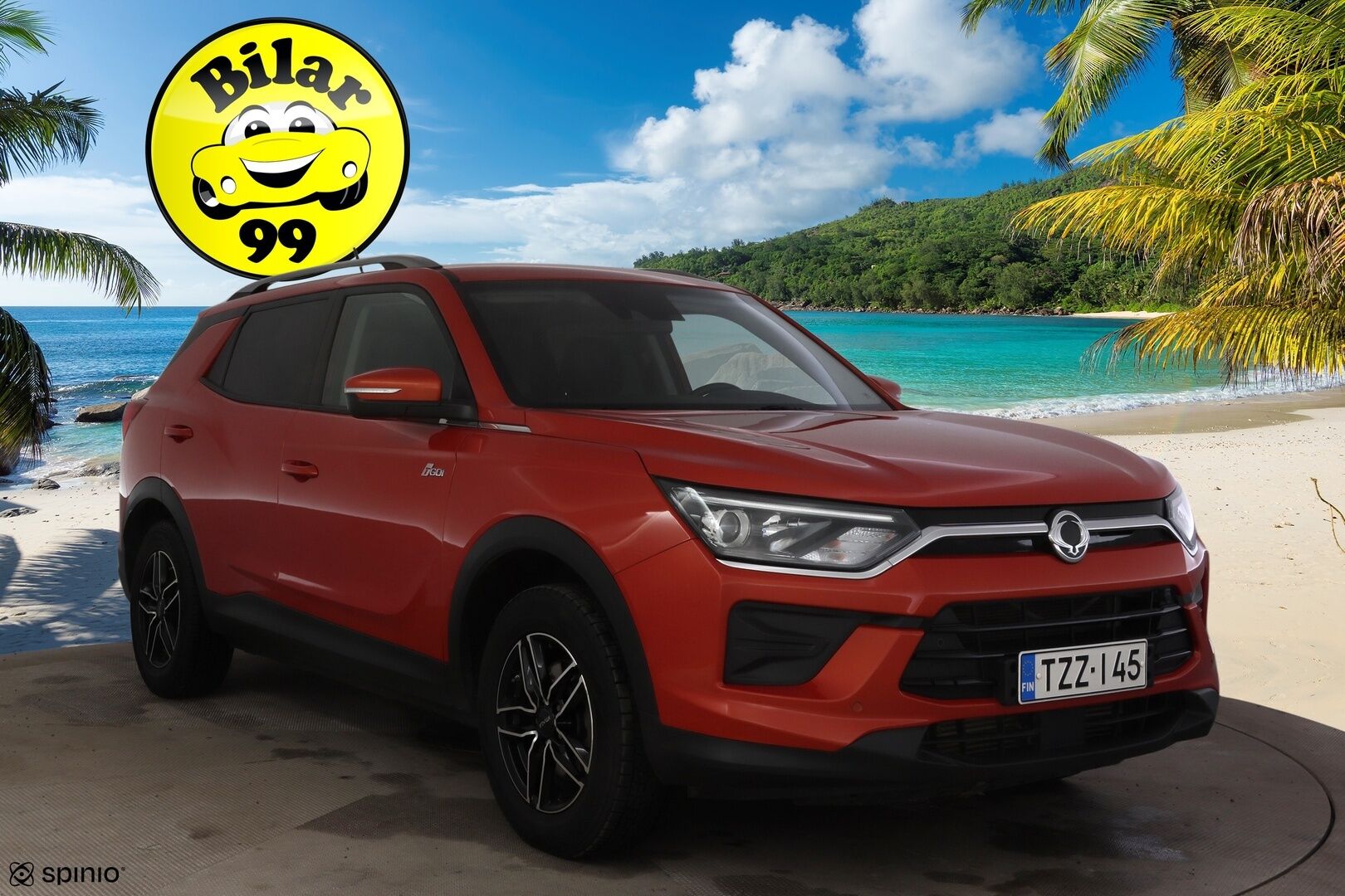 SsangYong Korando 2021 G1,5T 2WD 6AT QUARTZ * Vakkari / P.kamera / Navi / Lohko+Sisä / Koukku / Ratinlämmitin / Kaistavahti * - 1.Om Suomi-auto / Kahdet renkaat aluvanteilla