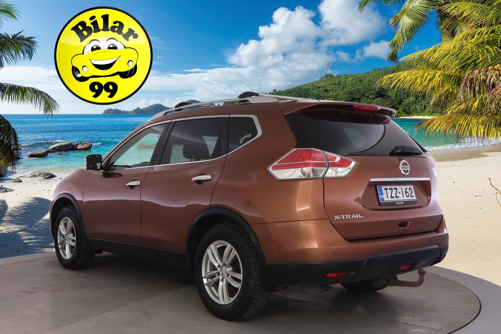 Nissan X-Trail 2015 dCi 130 Tekna 2WD 6 MT 7 Seats E6 */ Panorama / Navi / 360-kamera / Nahkaistuimet / Vakkari / Lohko / Koukku  / 2x renkaat /* - 7-Paikkainen / Kattavat varusteet / 2x renkaat