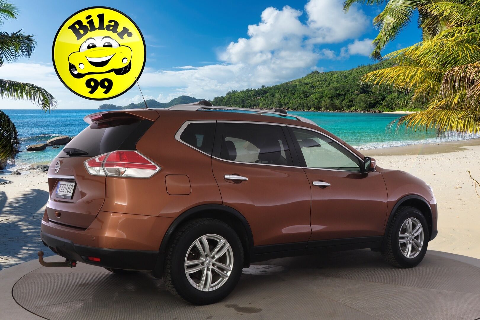 Nissan X-Trail 2015 dCi 130 Tekna 2WD 6 MT 7 Seats E6 */ Panorama / Navi / 360-kamera / Nahkaistuimet / Vakkari / Lohko / Koukku  / 2x renkaat /* - 7-Paikkainen / Kattavat varusteet / 2x renkaat - HULLUT AVAJAISHULINAT KORKOTARJOUS 3,29 %