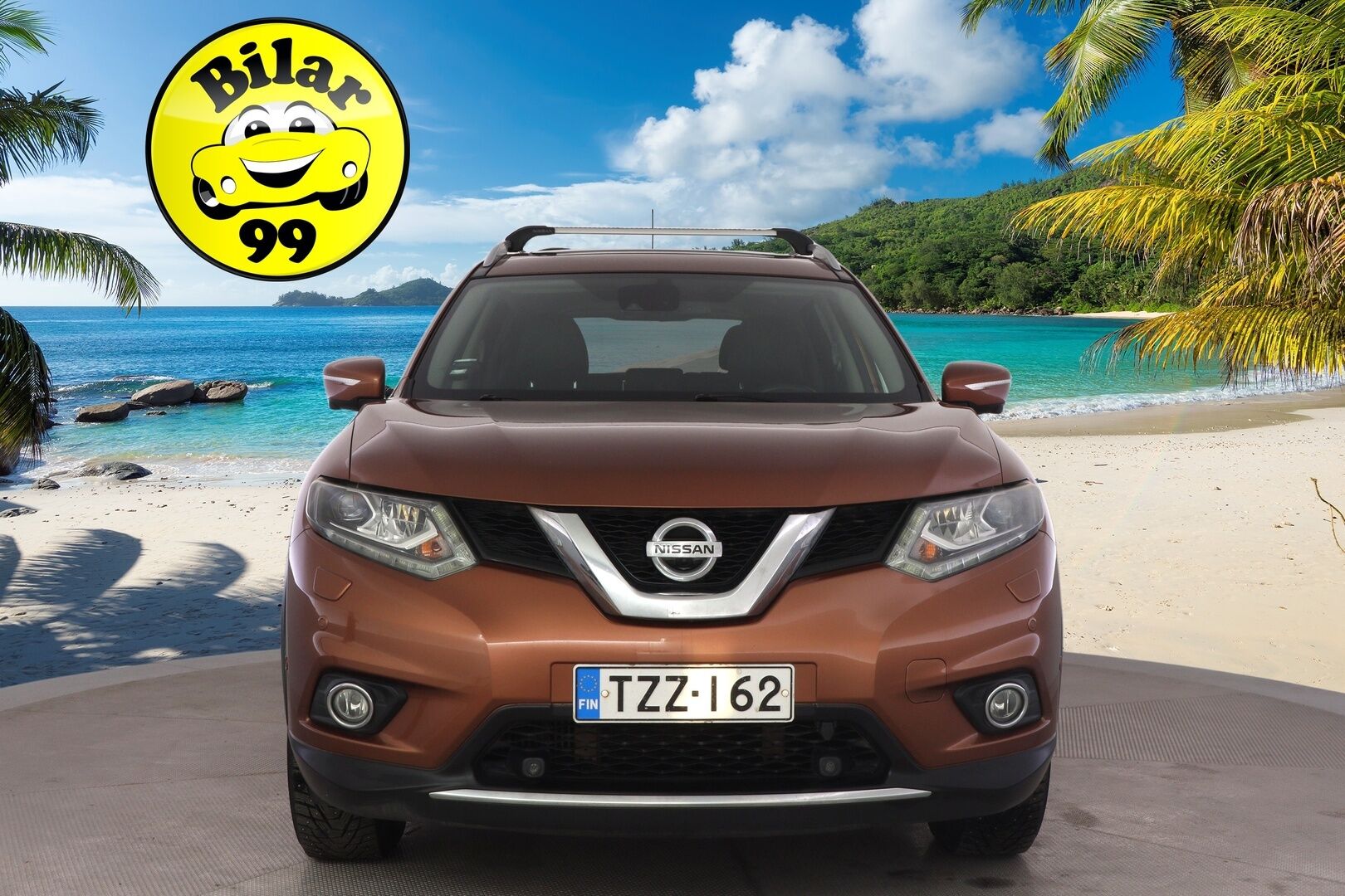 Nissan X-Trail 2015 dCi 130 Tekna 2WD 6 MT 7 Seats E6 */ Panorama / Navi / 360-kamera / Nahkaistuimet / Vakkari / Lohko / Koukku  / 2x renkaat /* - 7-Paikkainen / Kattavat varusteet / 2x renkaat - HULLUT AVAJAISHULINAT KORKOTARJOUS 3,29 %