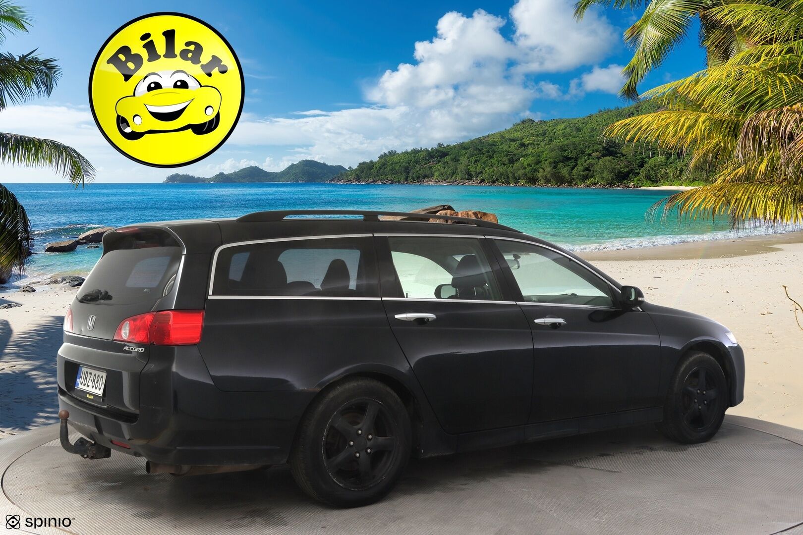 Honda Accord 2006 Tourer 2,0i Comfort - | Myydään huutokaupat.com- sivustolla | Suomi-auto | Vetokoukku | Vakkari | 2x renkaat | Lohkolämmitin | 