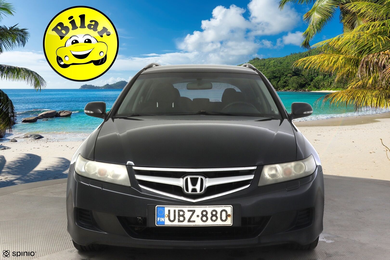 Honda Accord 2006 Tourer 2,0i Comfort - | Myydään huutokaupat.com- sivustolla | Suomi-auto | Vetokoukku | Vakkari | 2x renkaat | Lohkolämmitin | 
