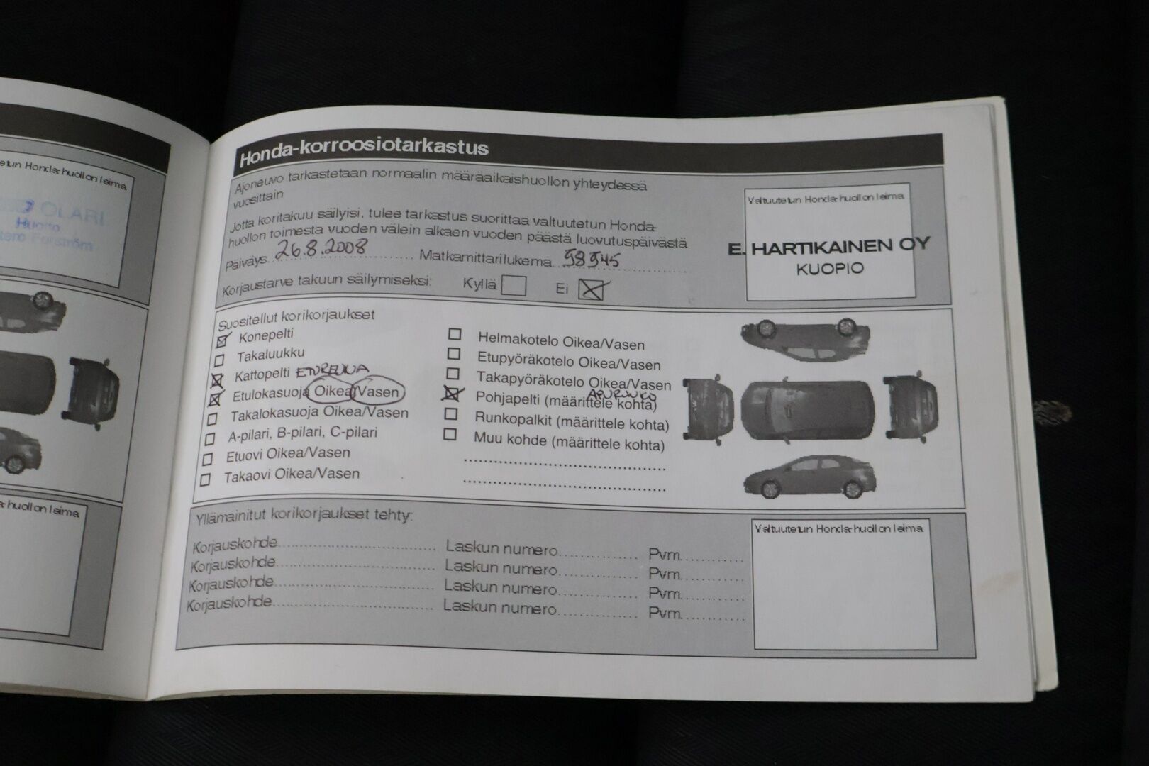 Honda Accord 2006 Tourer 2,0i Comfort - | Myydään huutokaupat.com- sivustolla | Suomi-auto | Vetokoukku | Vakkari | 2x renkaat | Lohkolämmitin | 