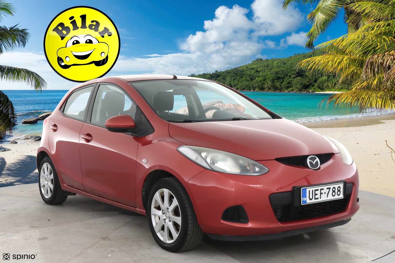 Mazda Mazda2 2008 1,3 Classic 5MT 5ov Z01 / Kahdet renkaat aluilla / Suomi-auto / Ilmastointi