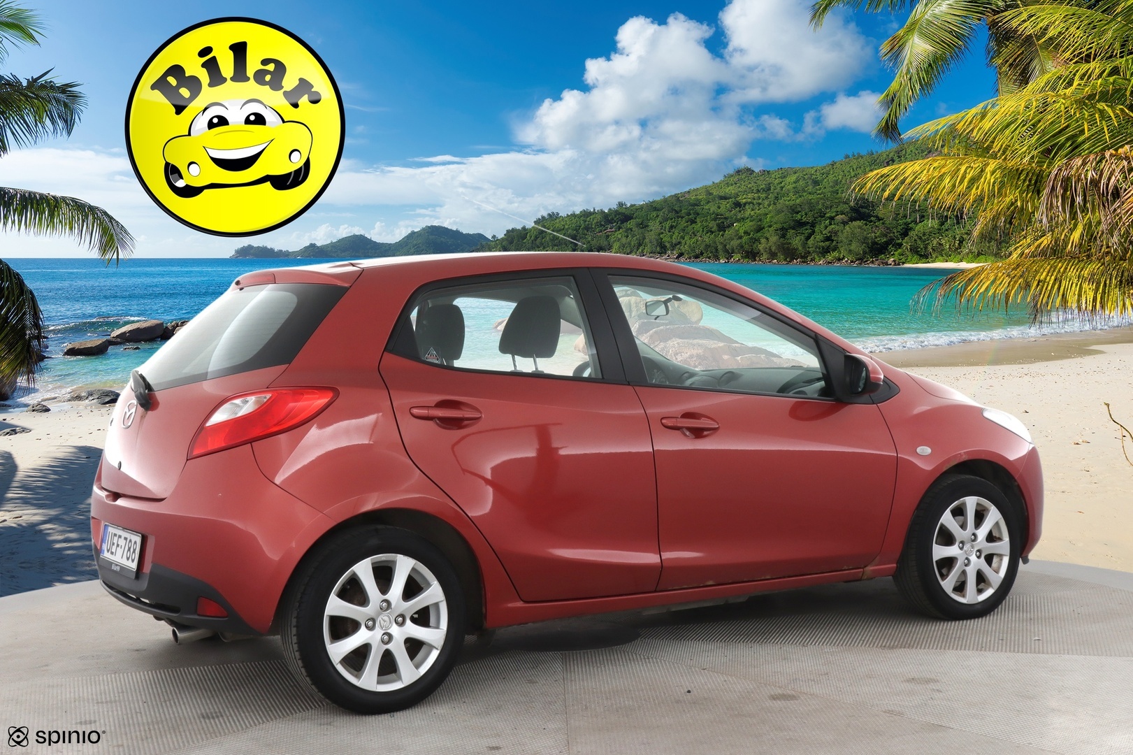 Mazda Mazda2 2008 1,3 Classic 5MT 5ov Z01 / Kahdet renkaat aluilla / Suomi-auto / Ilmastointi